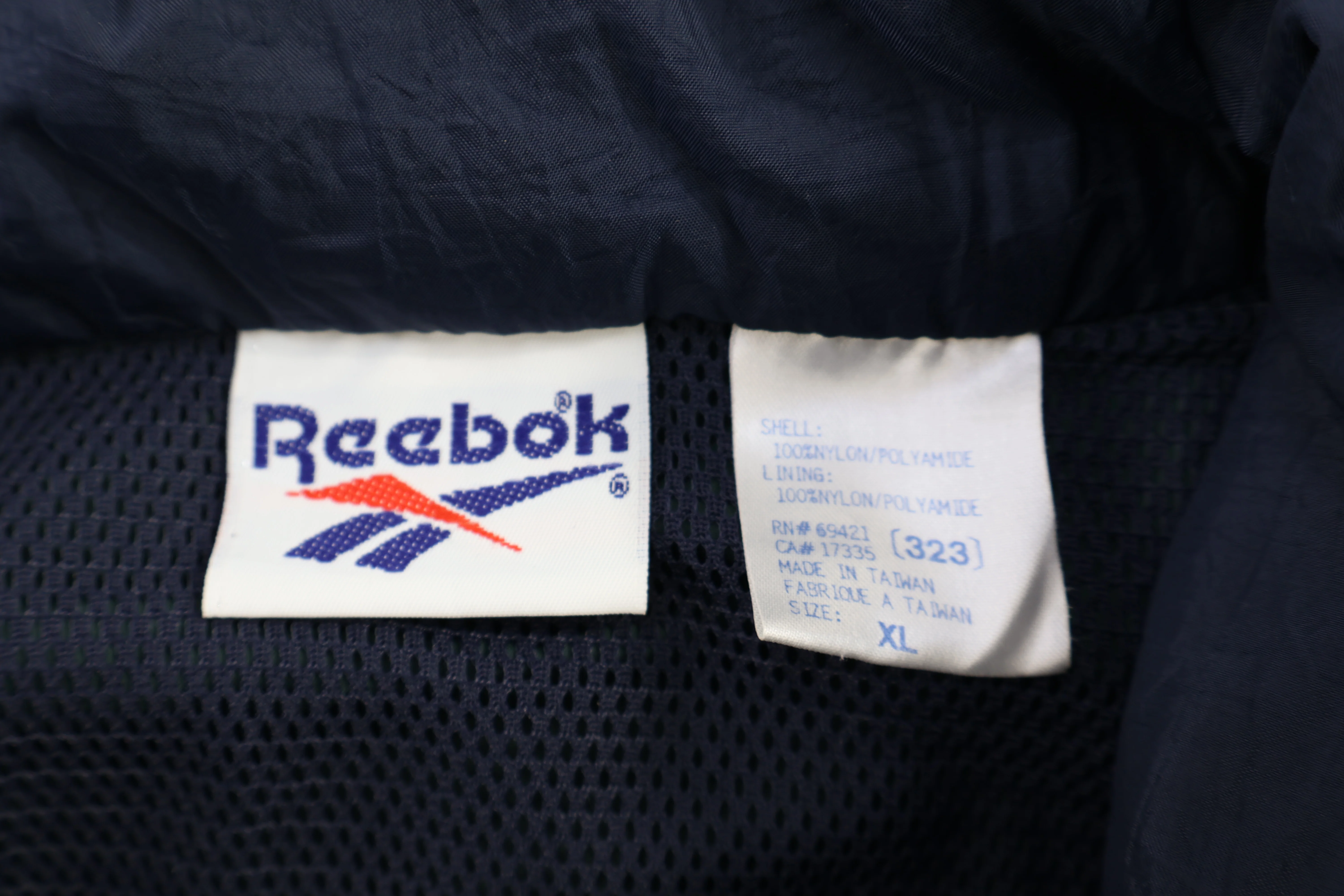 Vintage Reebok Full Zip Windbreaker - Image 3