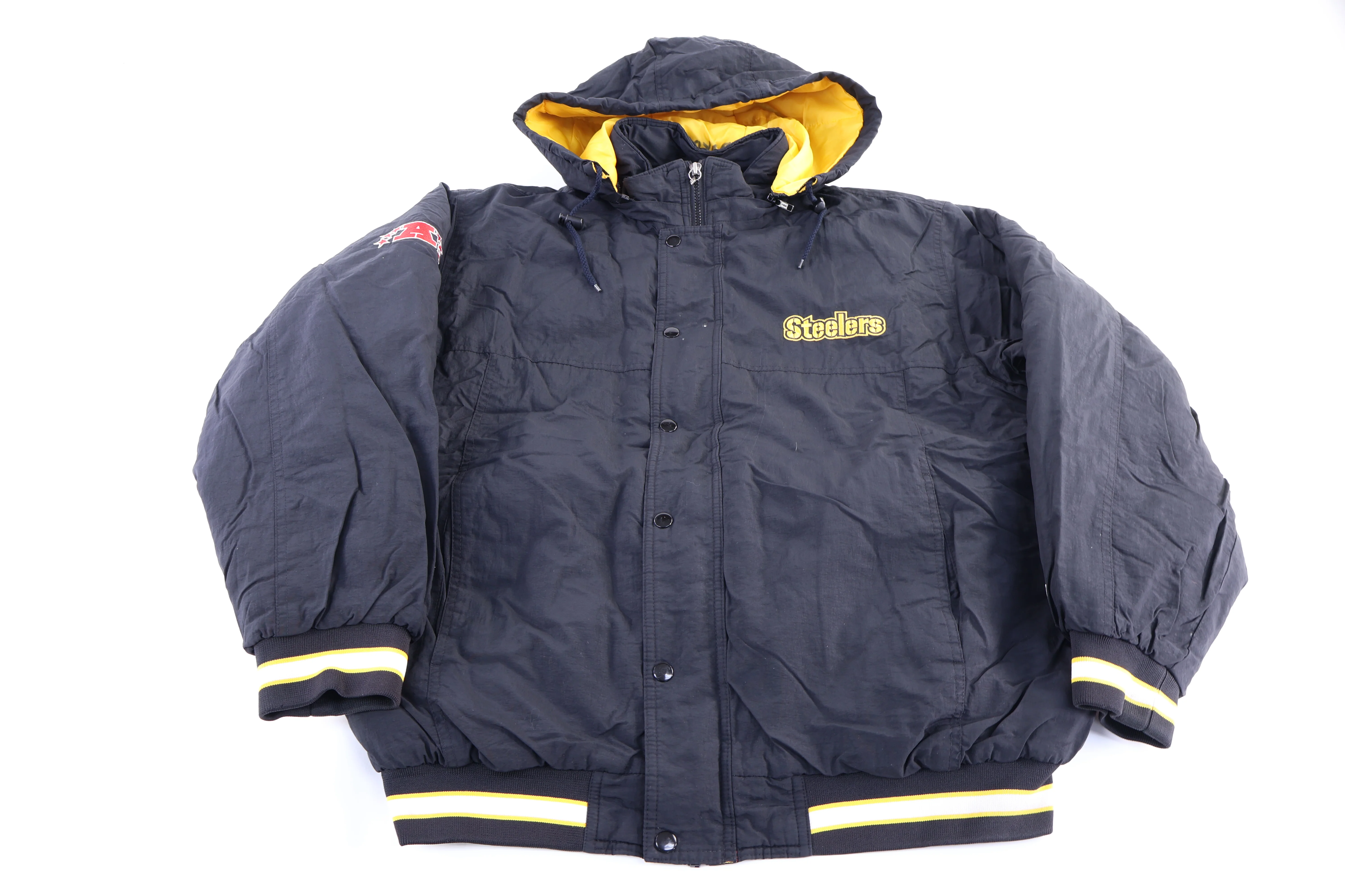 Vintage Reebok Pittsburgh Steelers Football Full Zip Jacket