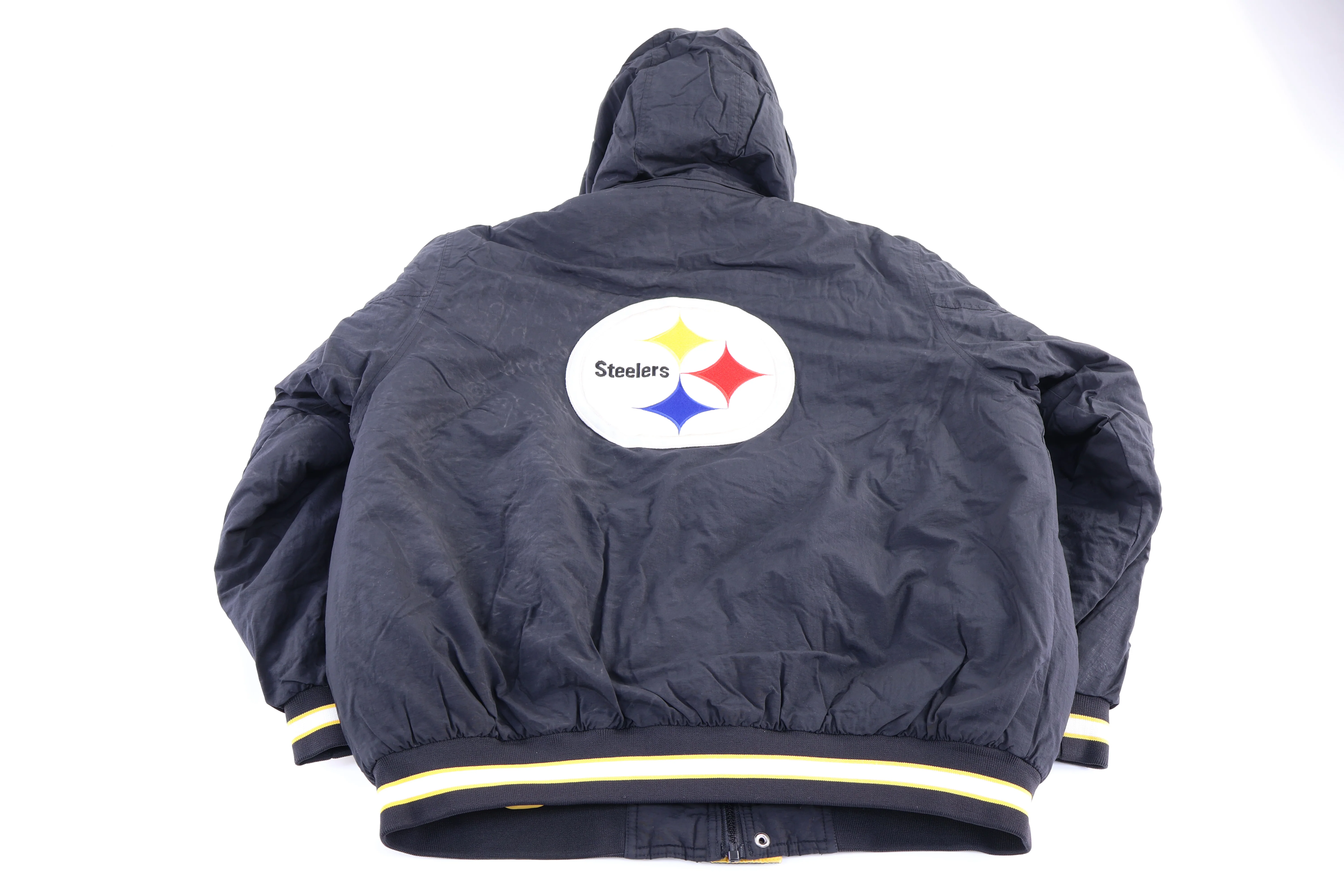Vintage Reebok Pittsburgh Steelers Football Full Zip Jacket - Image 2