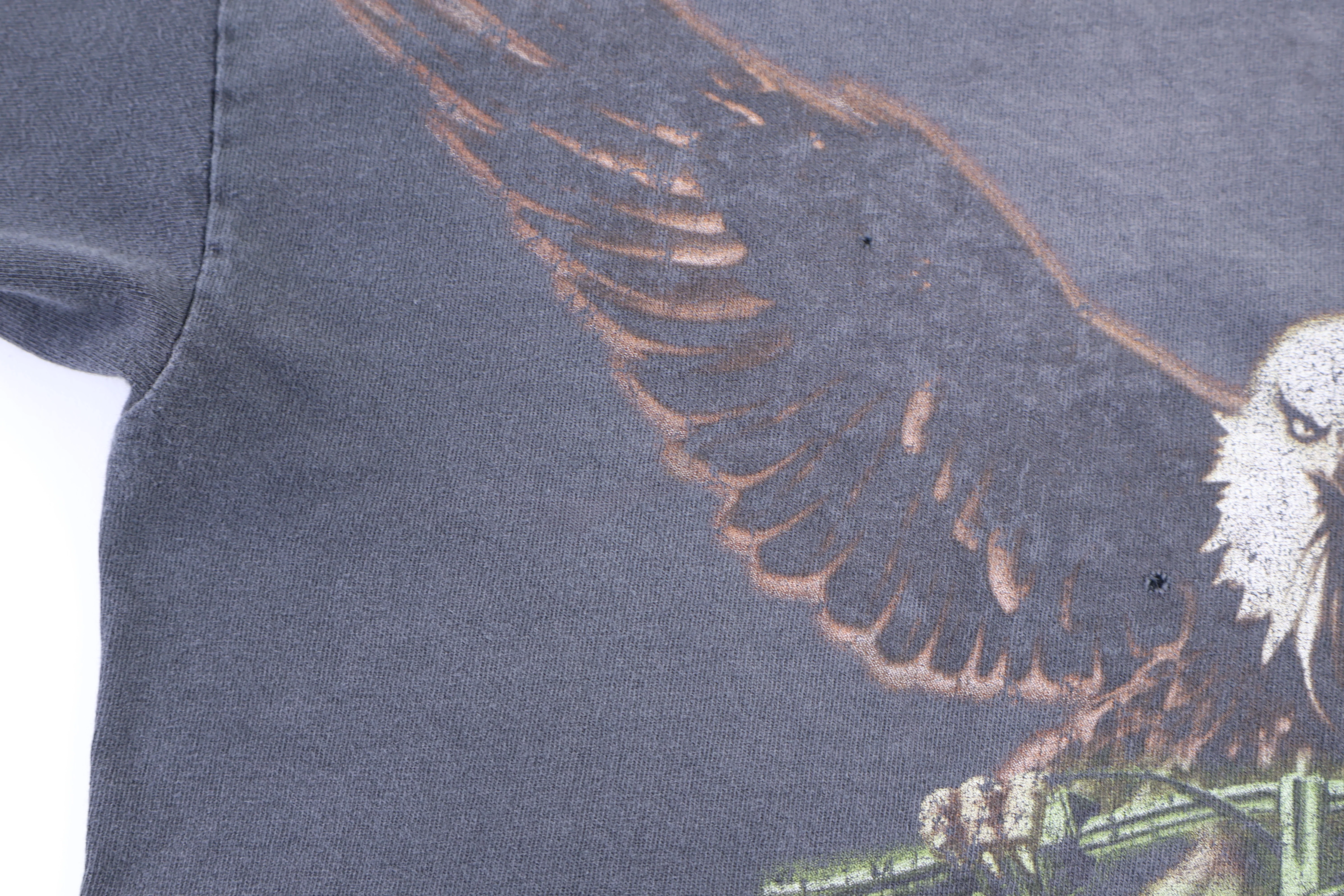 Vintage Ride Hard Eagle Graphic T-shirt - Image 3