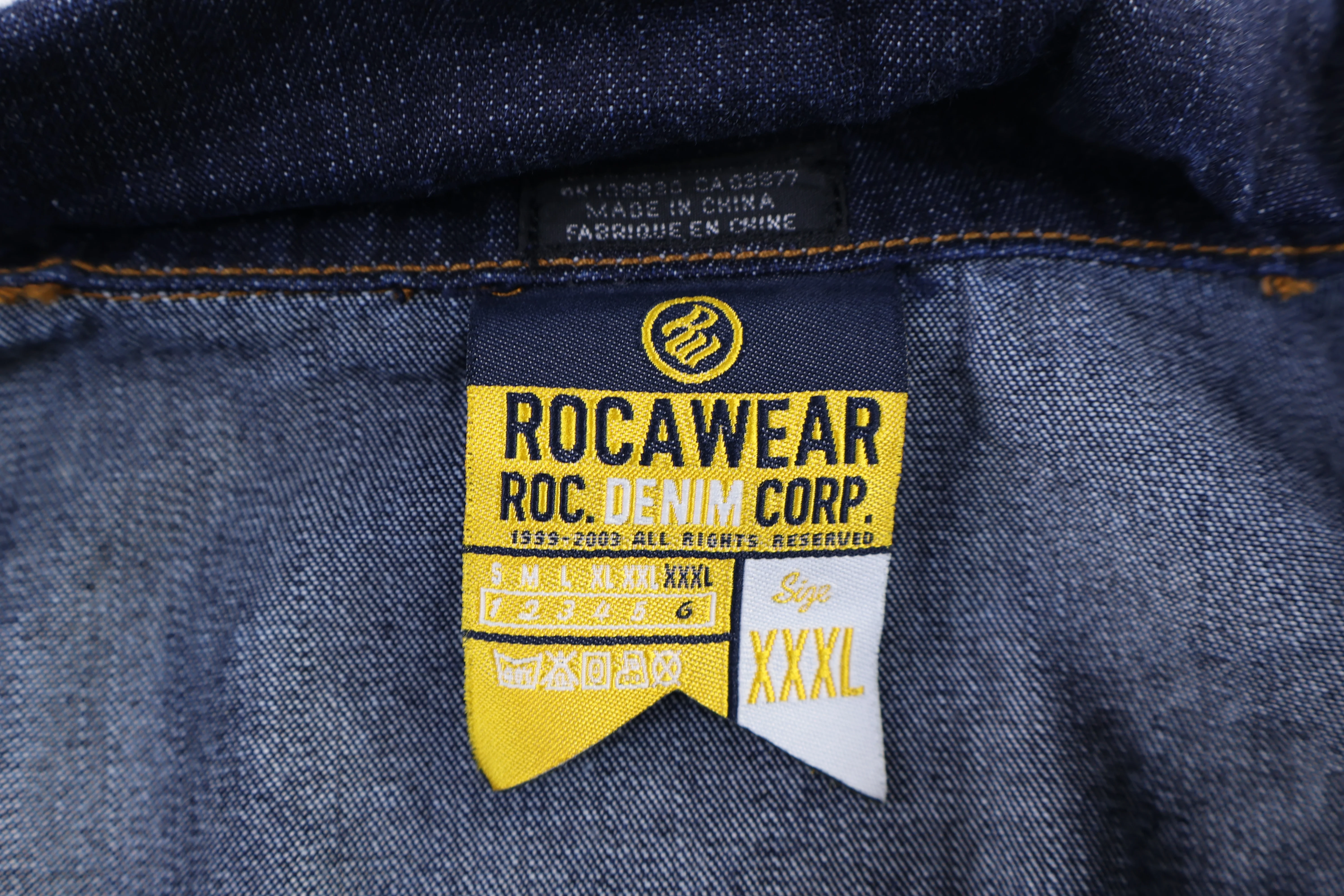 Vintage Rocawear Dark Wash Denim Jacket - Image 3