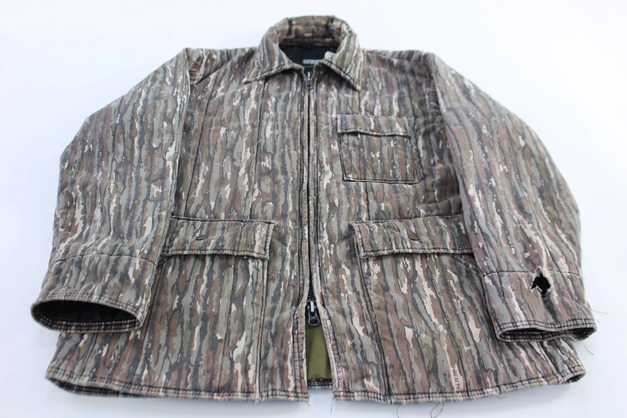 Vintage Saftbak Realtree Camo Zip Up Jacket