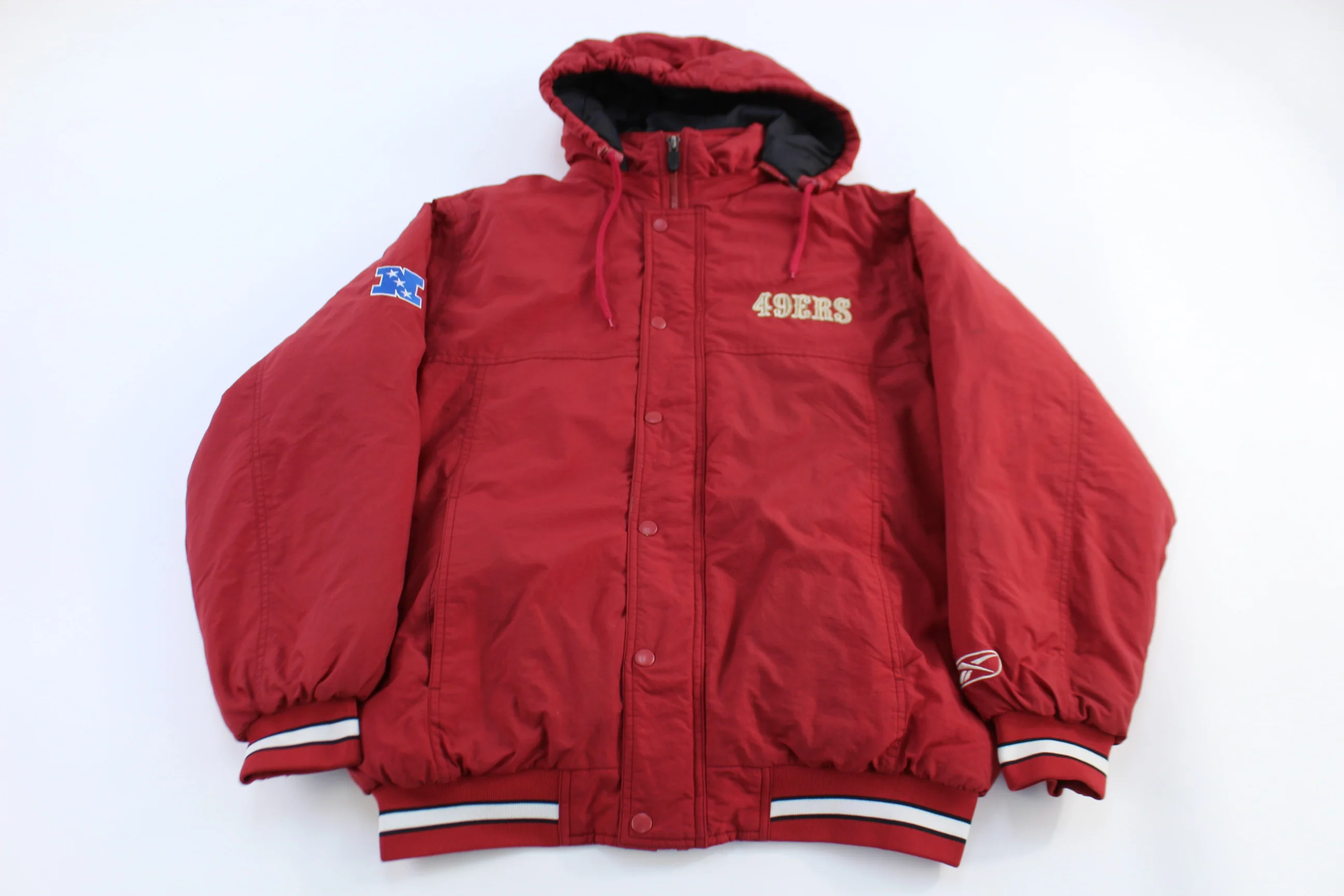 Vintage San Francisco 49ers Full Zip Hooded Jacket