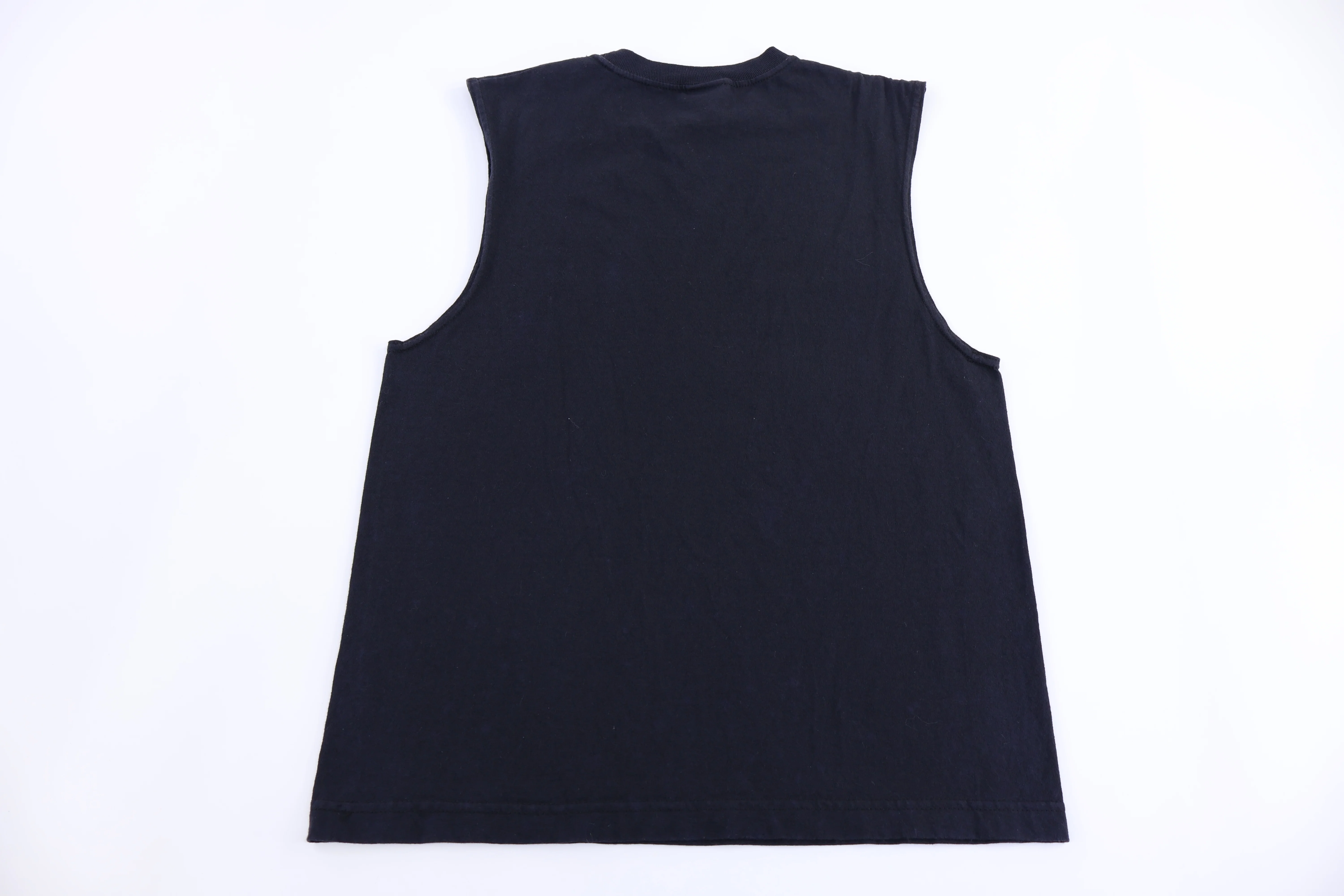 Vintage Skull On Fire Tank Top - Image 2