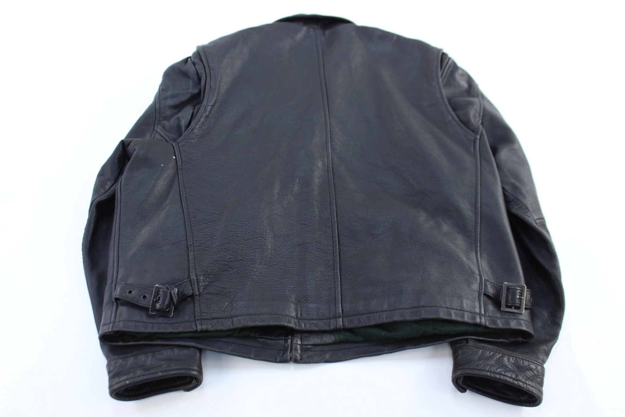 Vintage St. John Bay Leather Bomber Jacket - Image 2