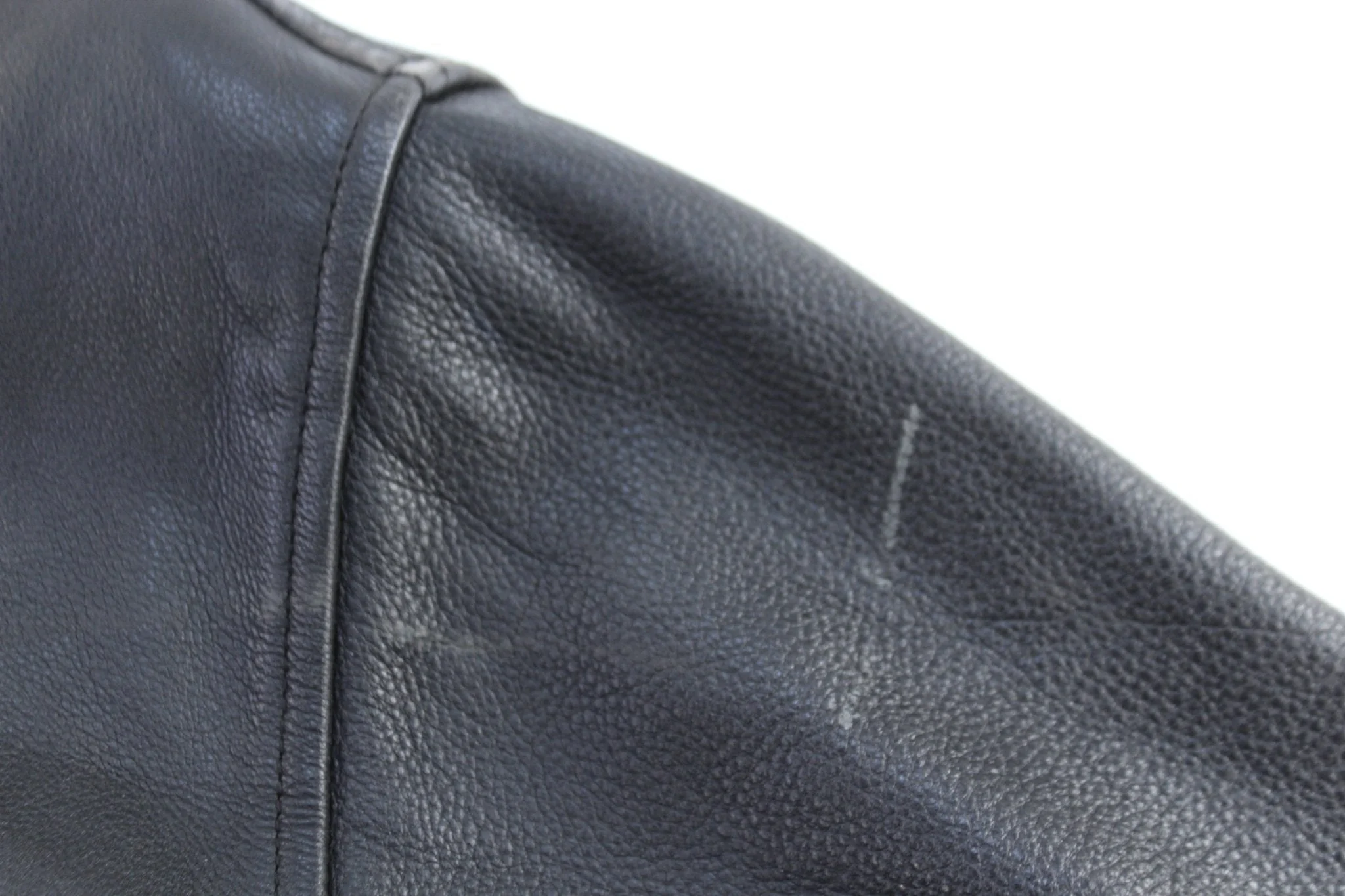 Vintage St. John Bay Leather Bomber Jacket - Image 3