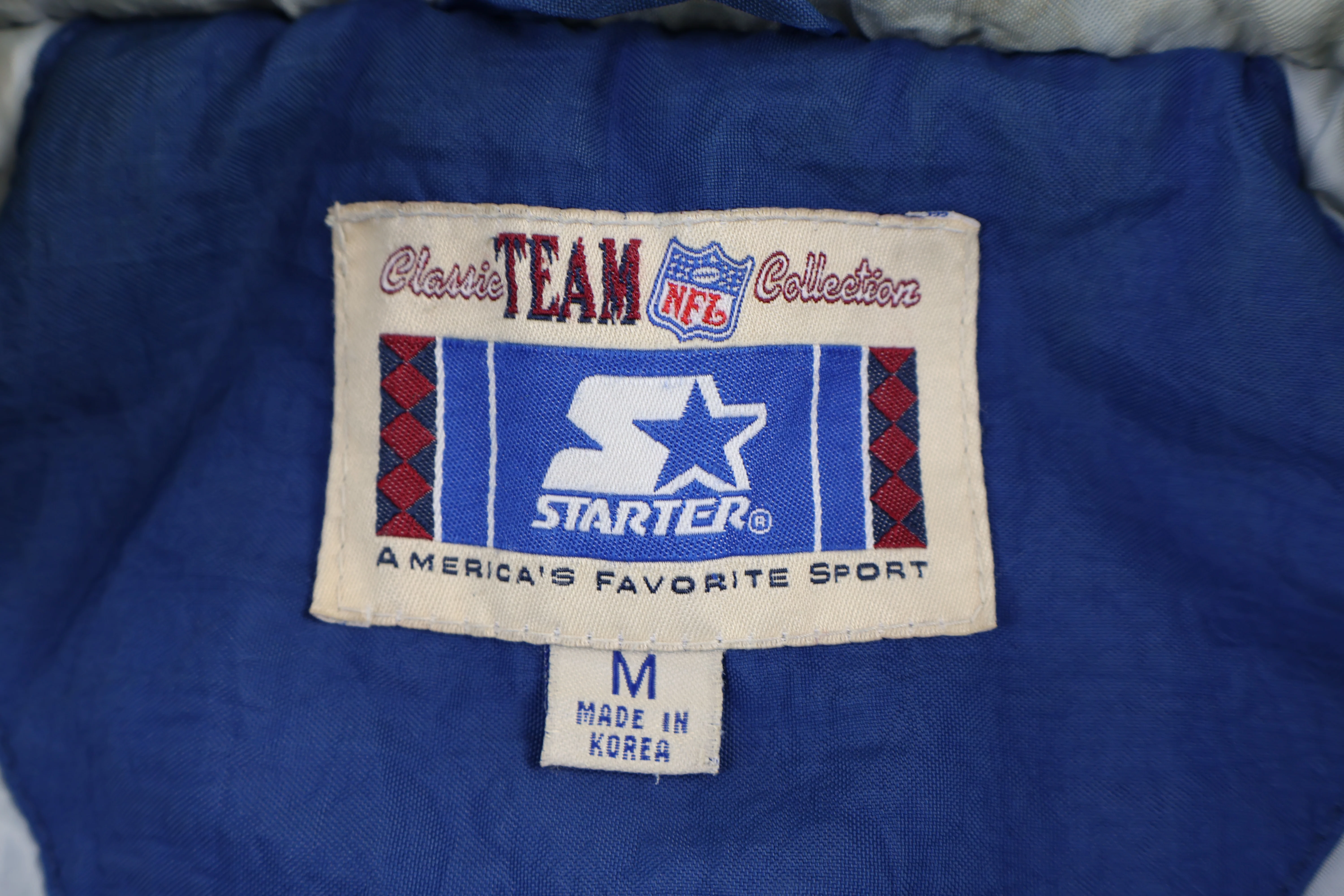 Vintage Starter Dallas Cowboys Full Zip Jacket - Image 3