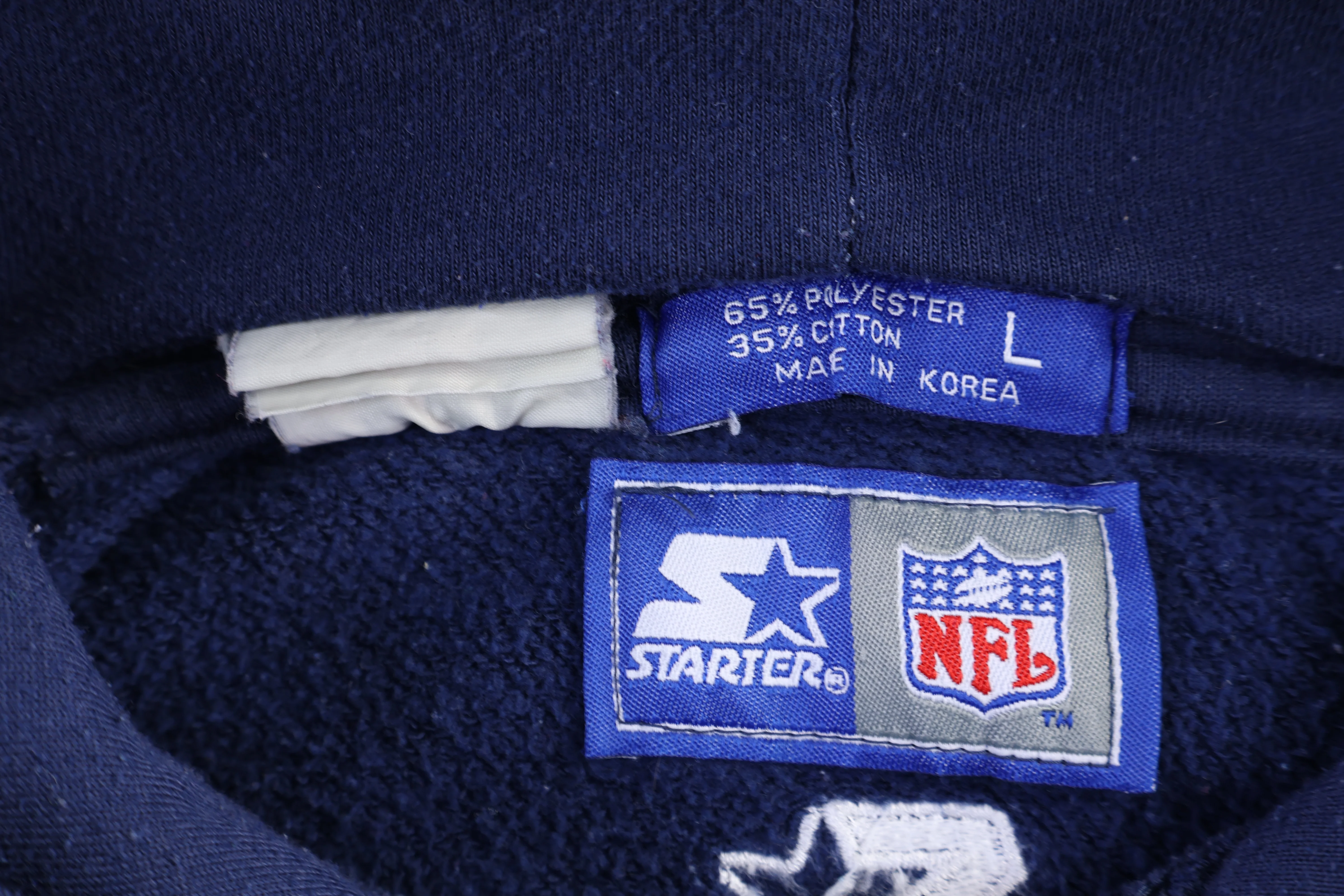 Vintage Starter Dallas Cowboys Pullover Hoodie - Image 3
