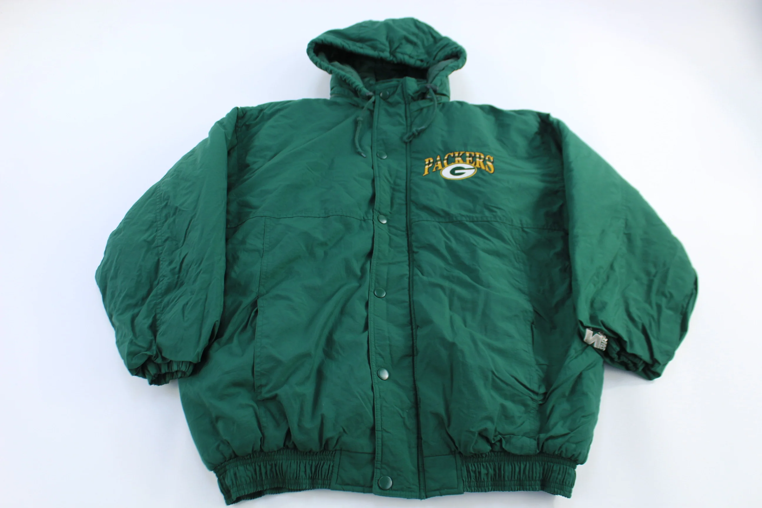 Vintage Starter Green Bay Packers Football Full Zip Jacket - Image 2