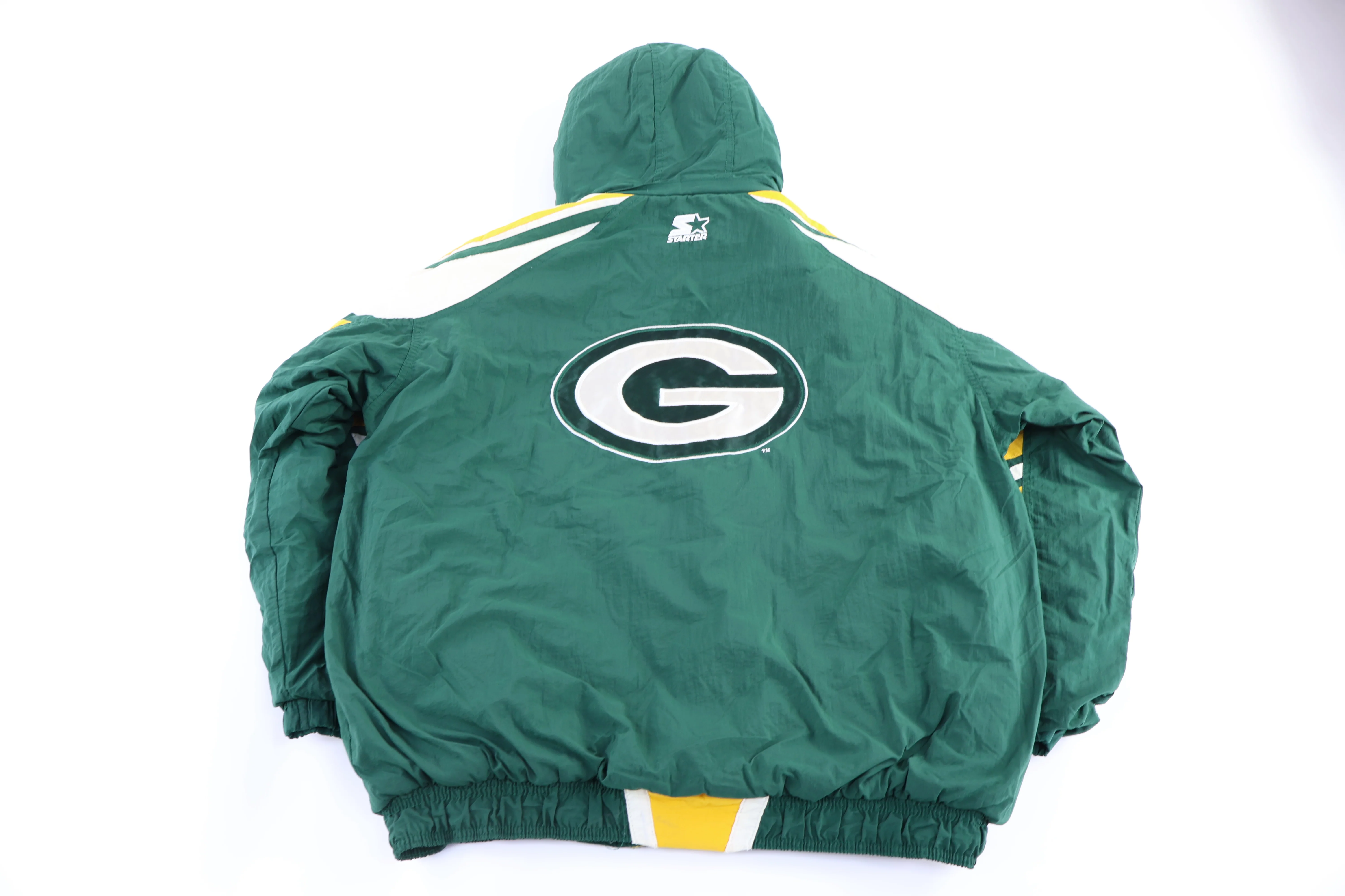 Vintage Starter Green Bay Packers Football Jacket - Image 2