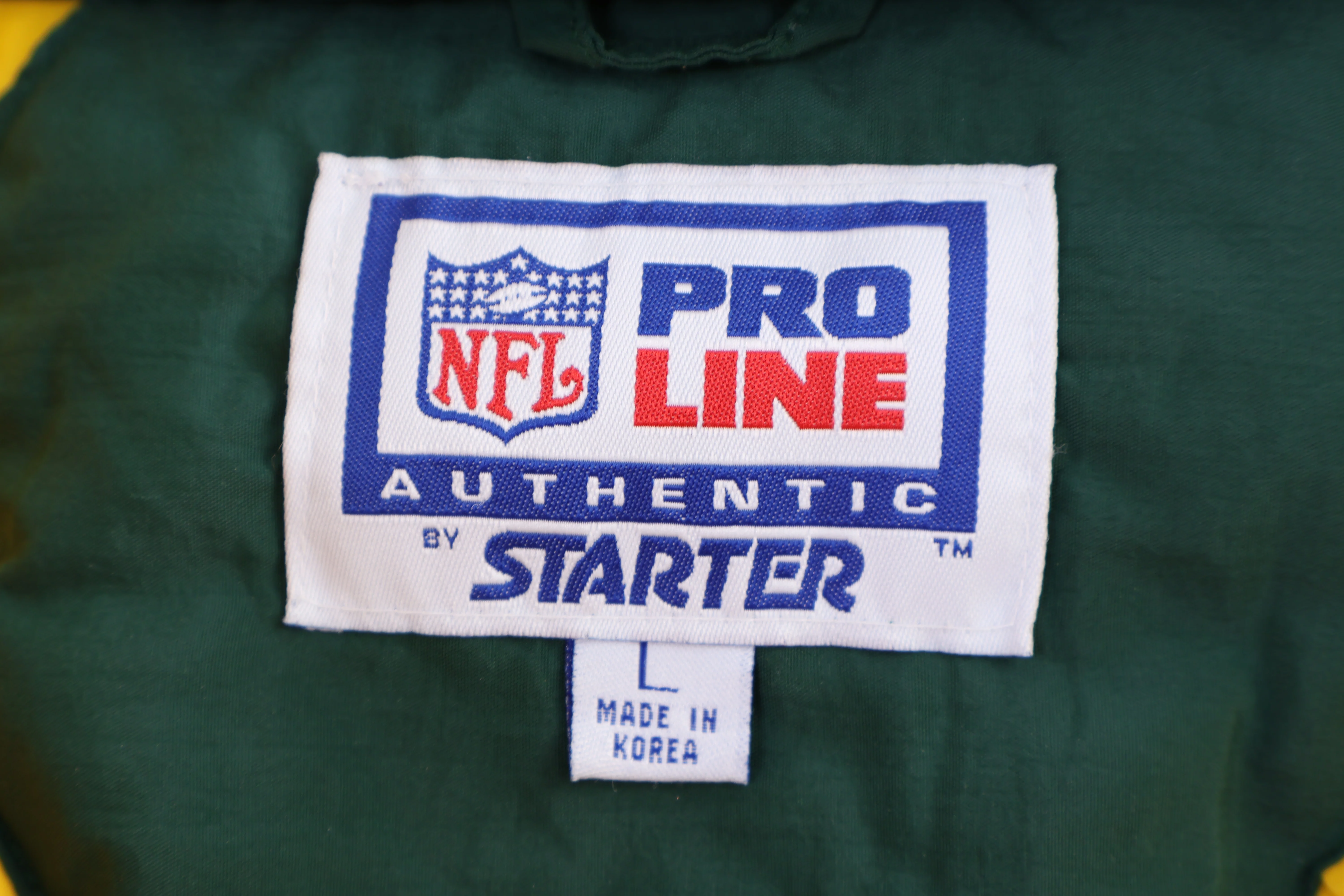 Vintage Starter Green Bay Packers Football Jacket - Image 3