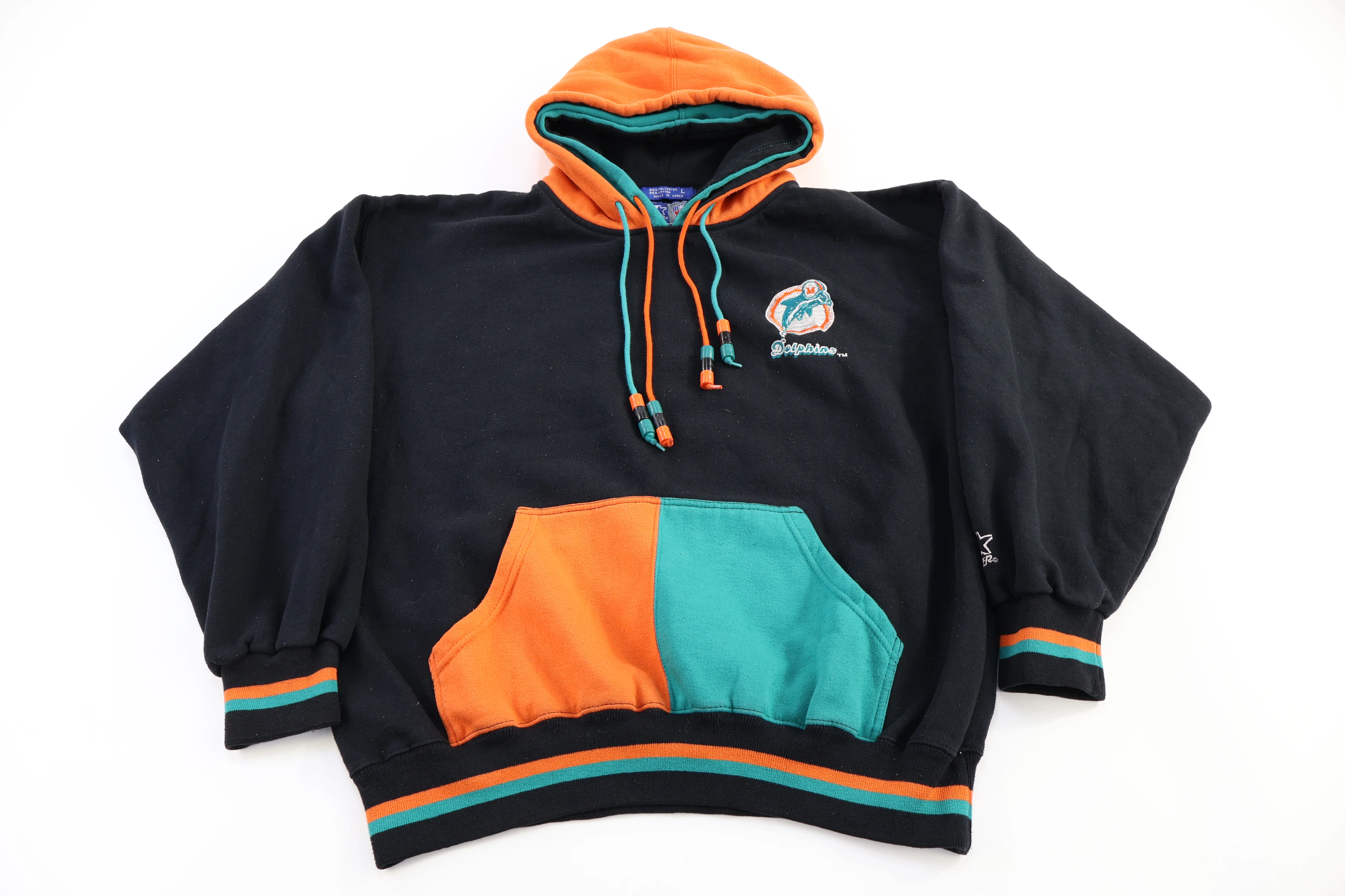Vintage Starter Miami Dolphins Football Pullover Hoodie
