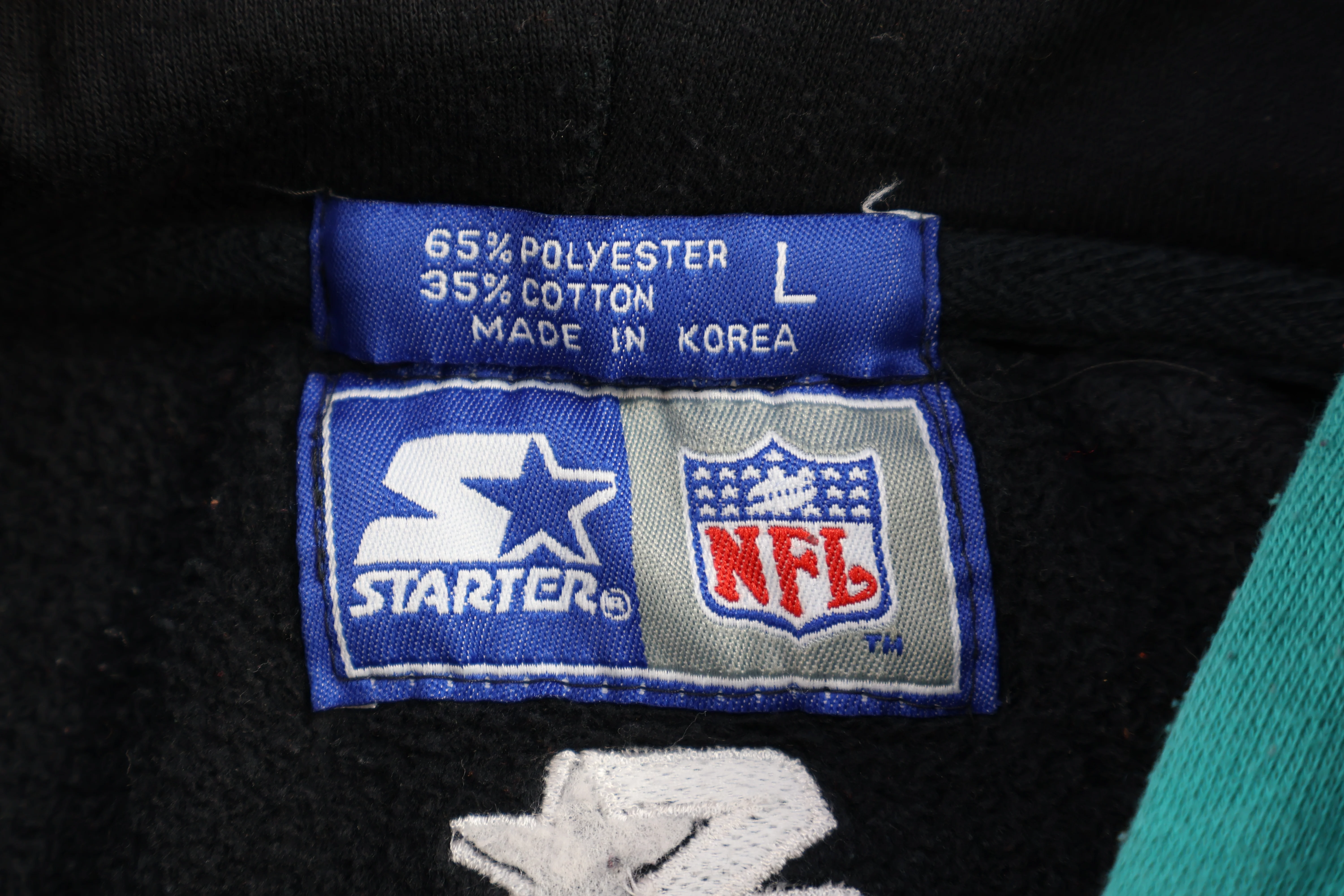 Vintage Starter Miami Dolphins Football Pullover Hoodie - Image 3