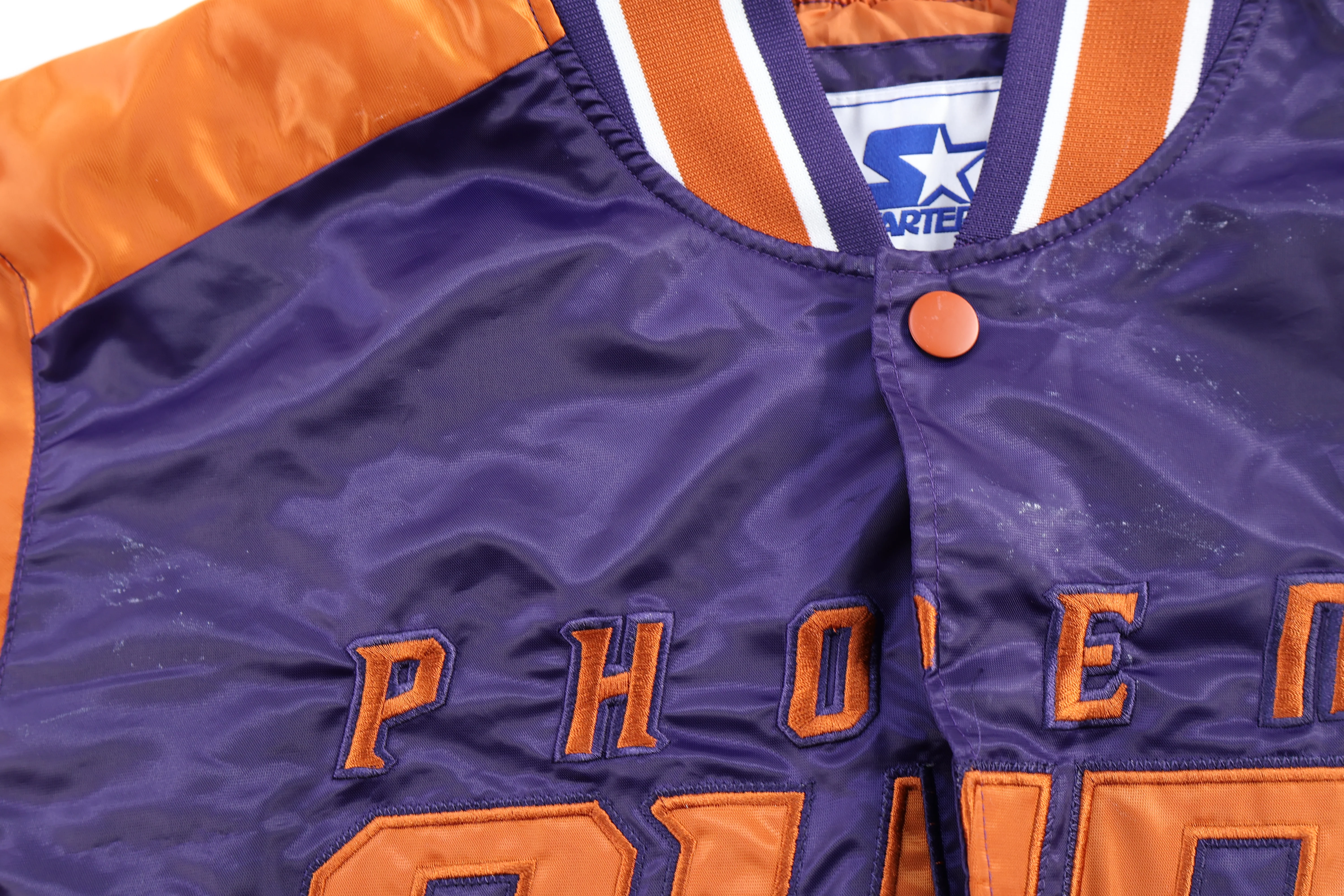 Vintage Starter Phoenix Suns Basketball Bomber Jacket - Image 3