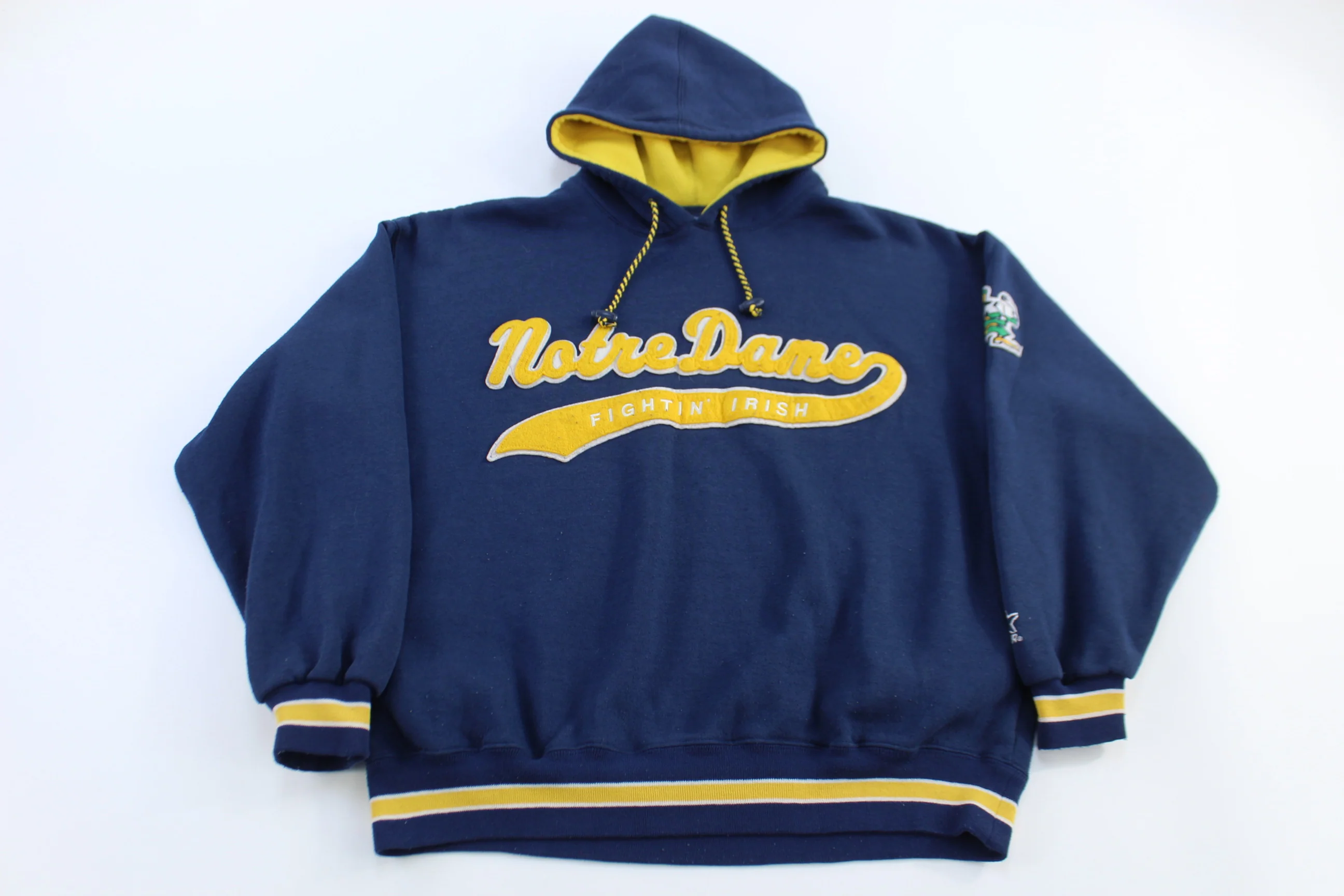 Vintage Starter University of Notre Dame Pullover Hoodie