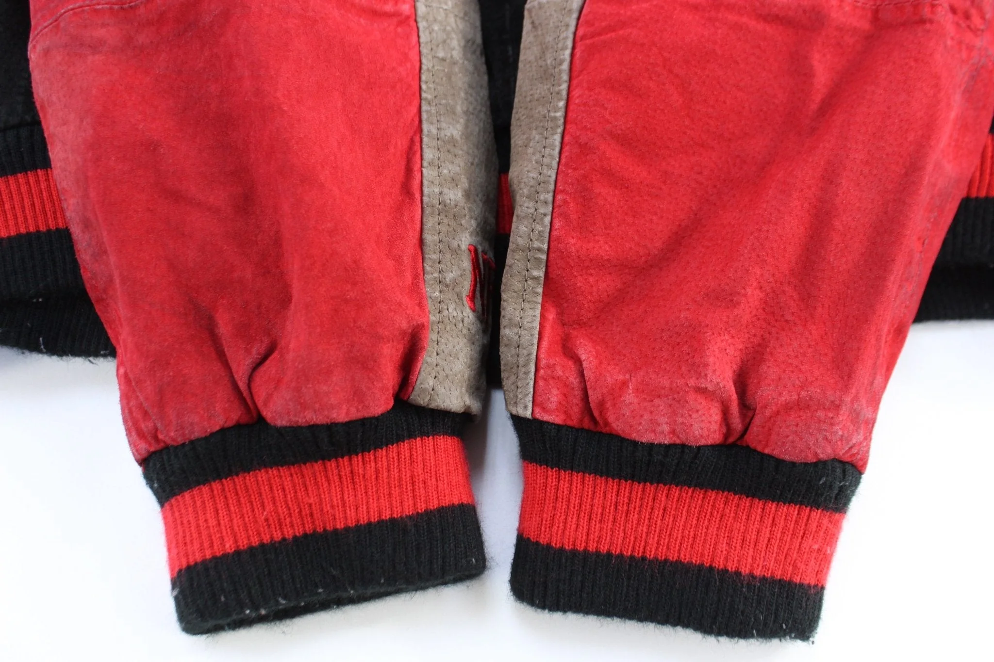 Vintage Tampa Bay Buccaneers Suede Bomber Jacket - Image 3