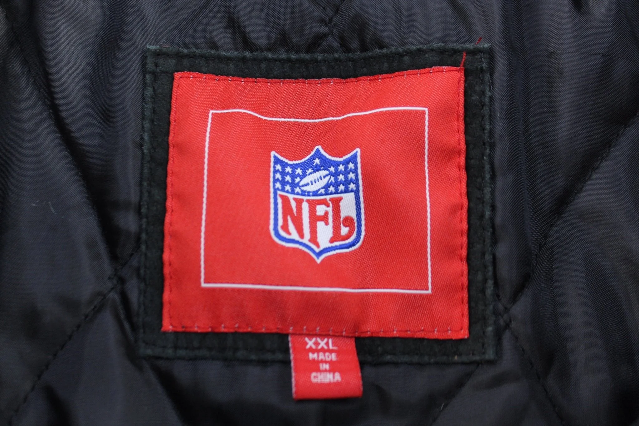 Vintage Tampa Bay Buccaneers Suede Bomber Jacket - Image 4