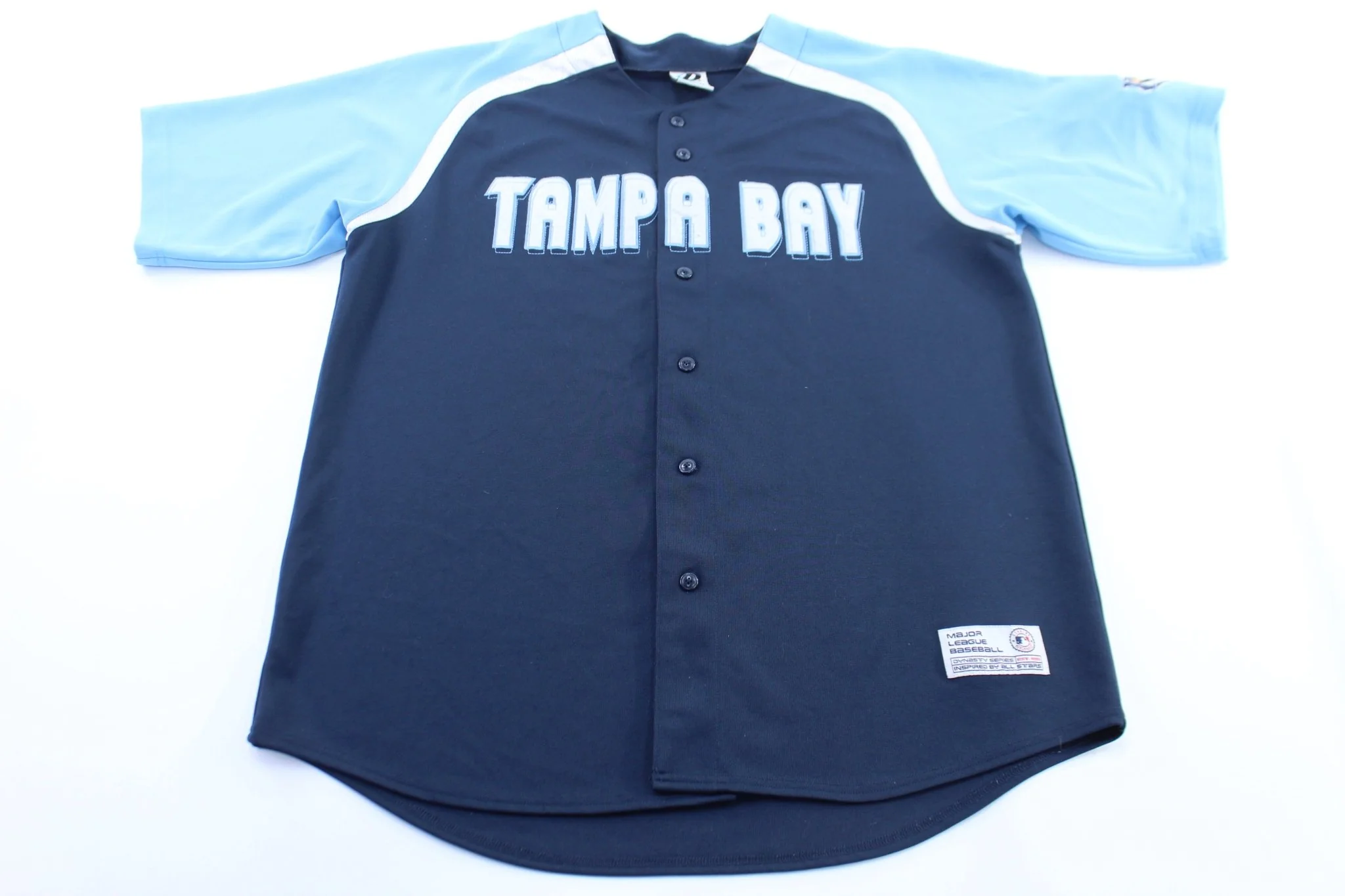 Vintage Tampa Bay Rays Embroidered Baseball Jersey