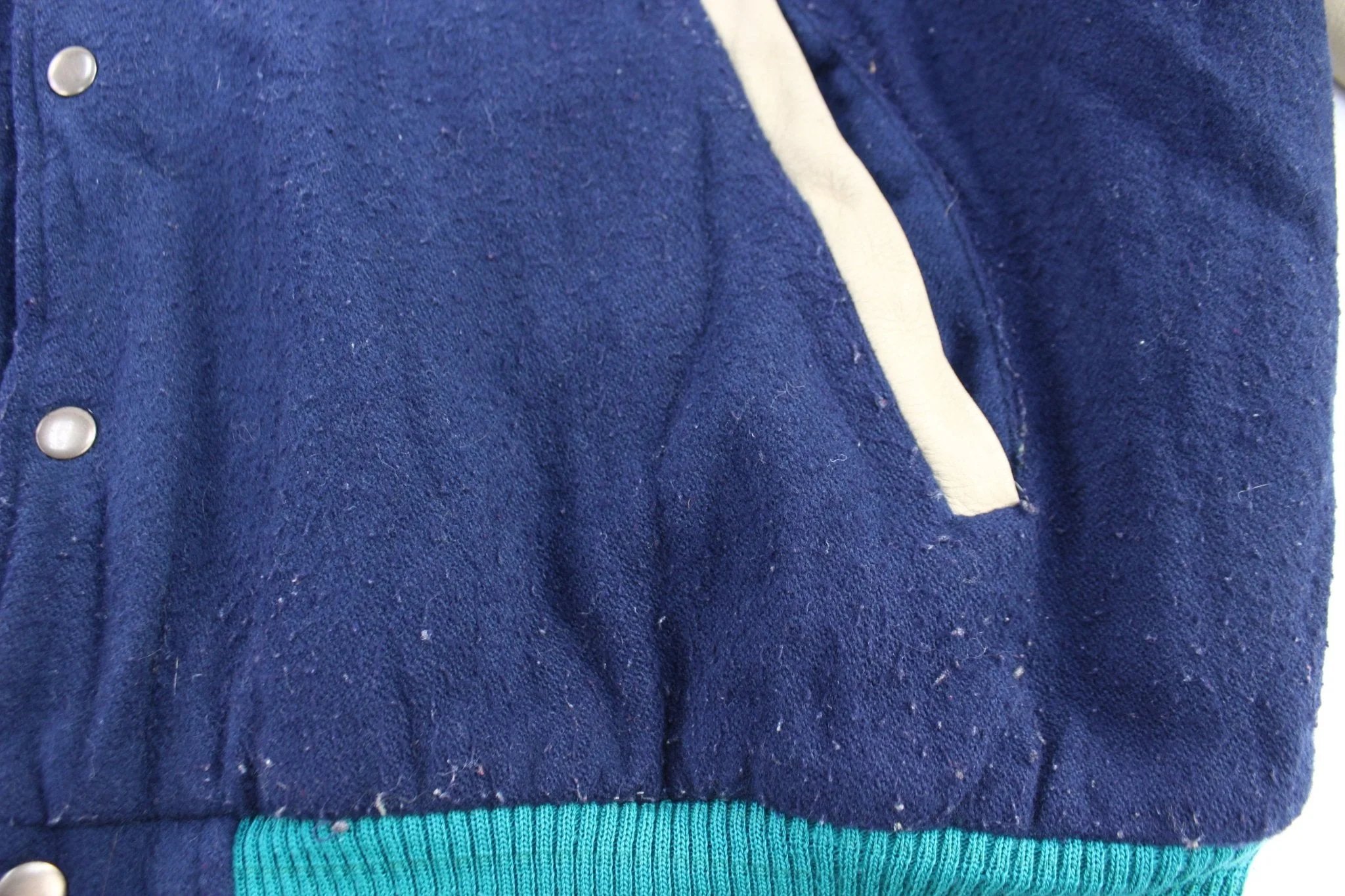 Vintage Team NFL Miami Dolphins Football Varsity Jacket - Image 3