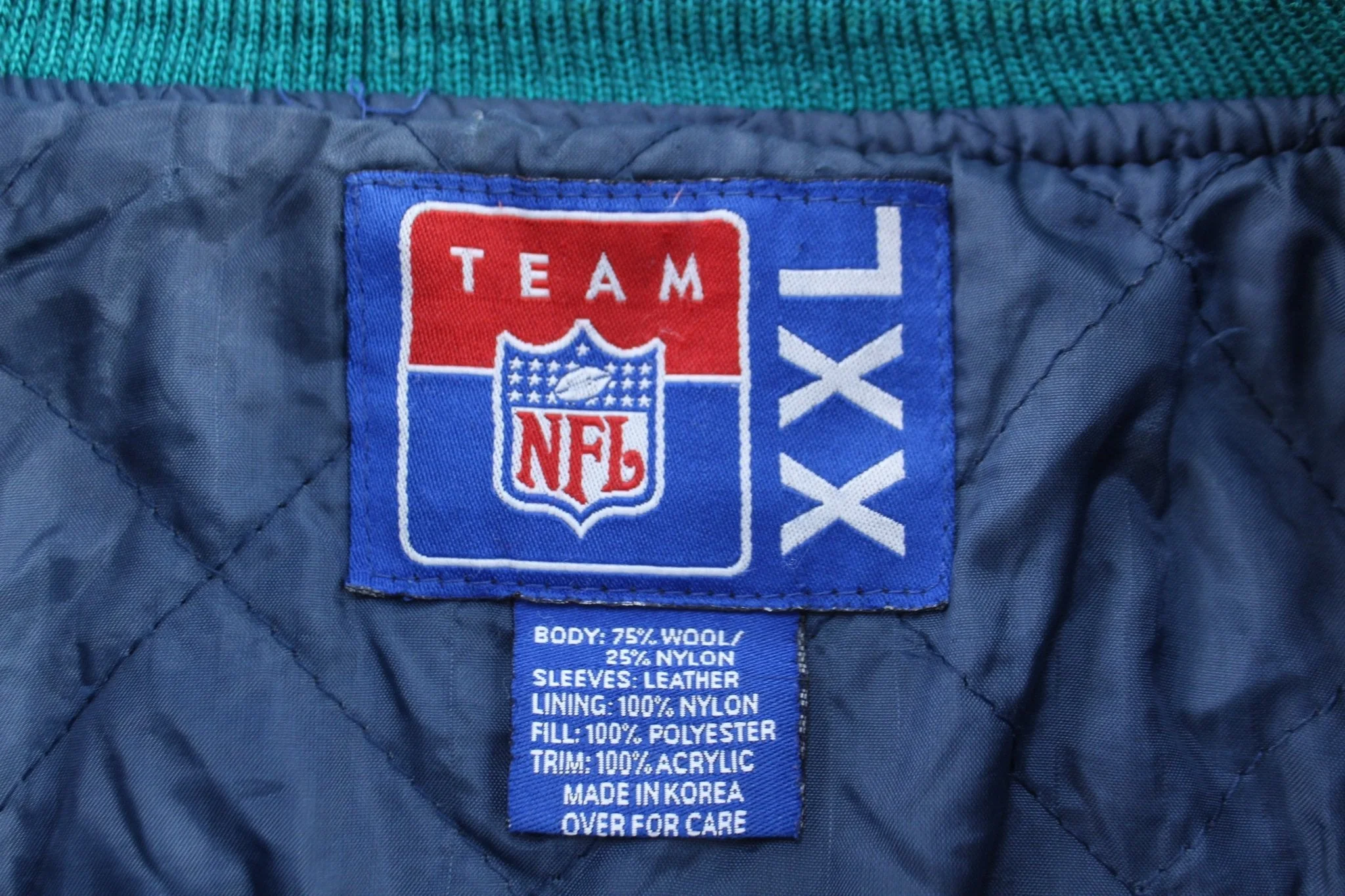 Vintage Team NFL Miami Dolphins Football Varsity Jacket - Image 4