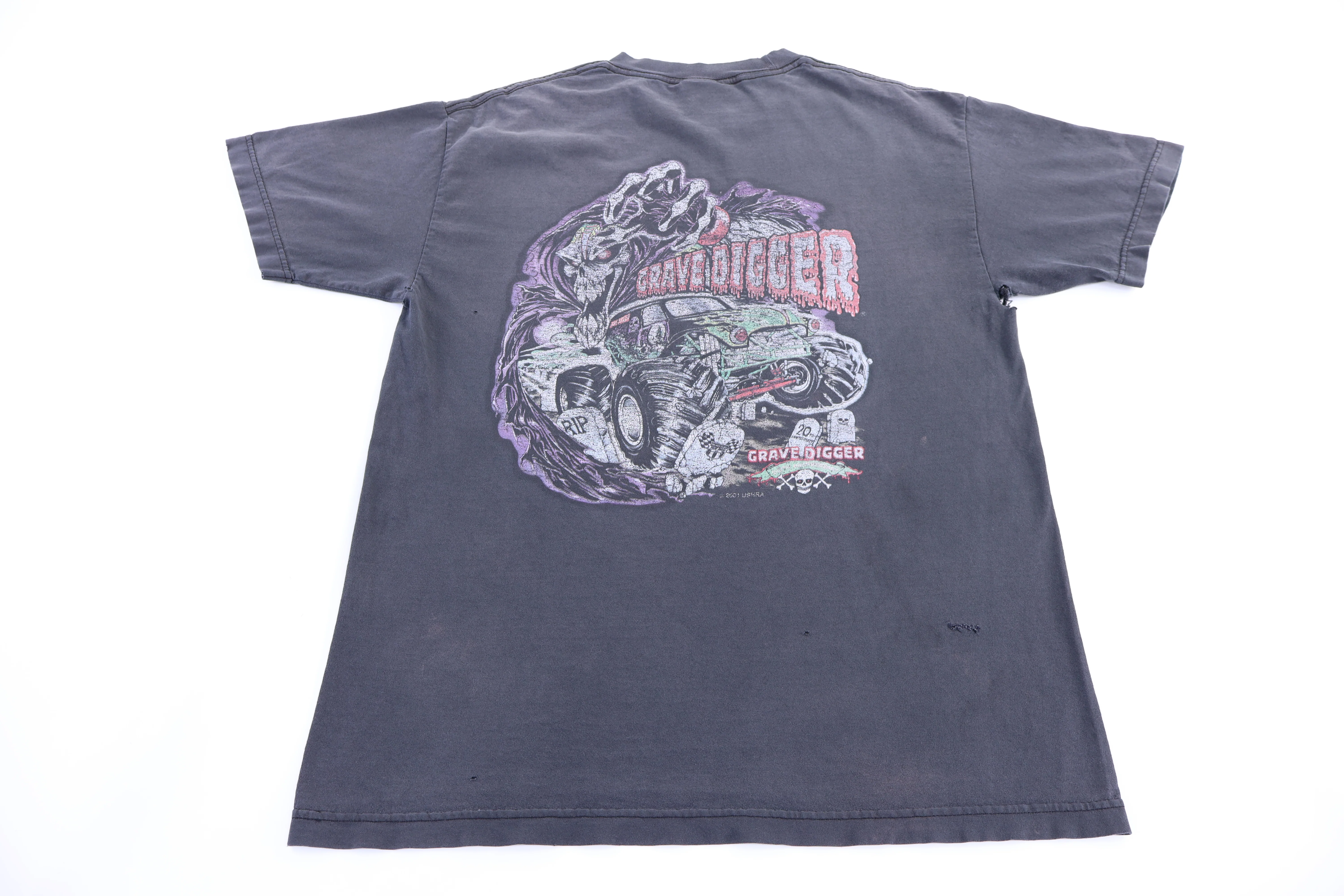 Vintage The Grave Digger Graphic T-shirt - Image 2