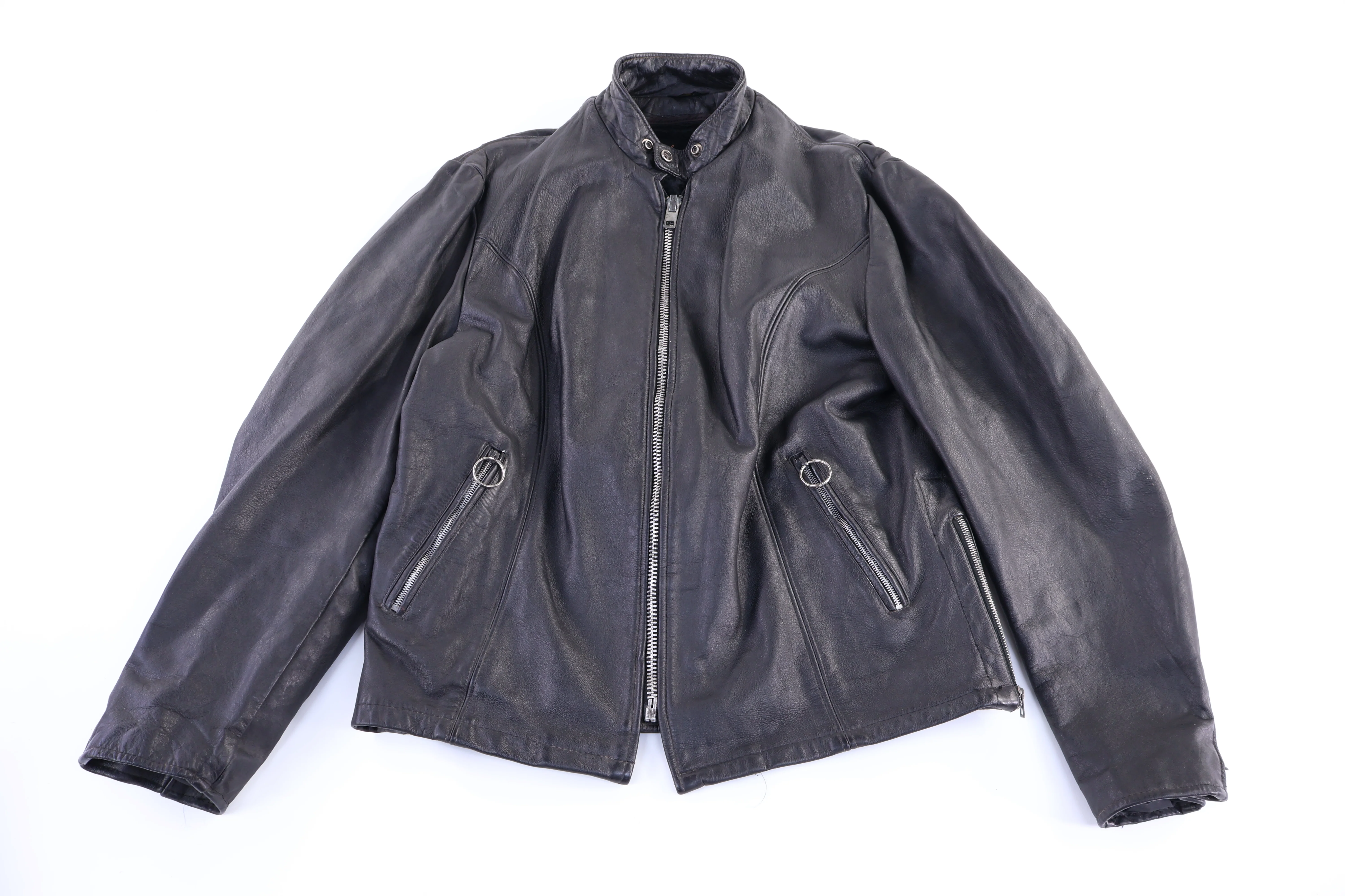 Vintage The Leather Shop Black Leather Jacket