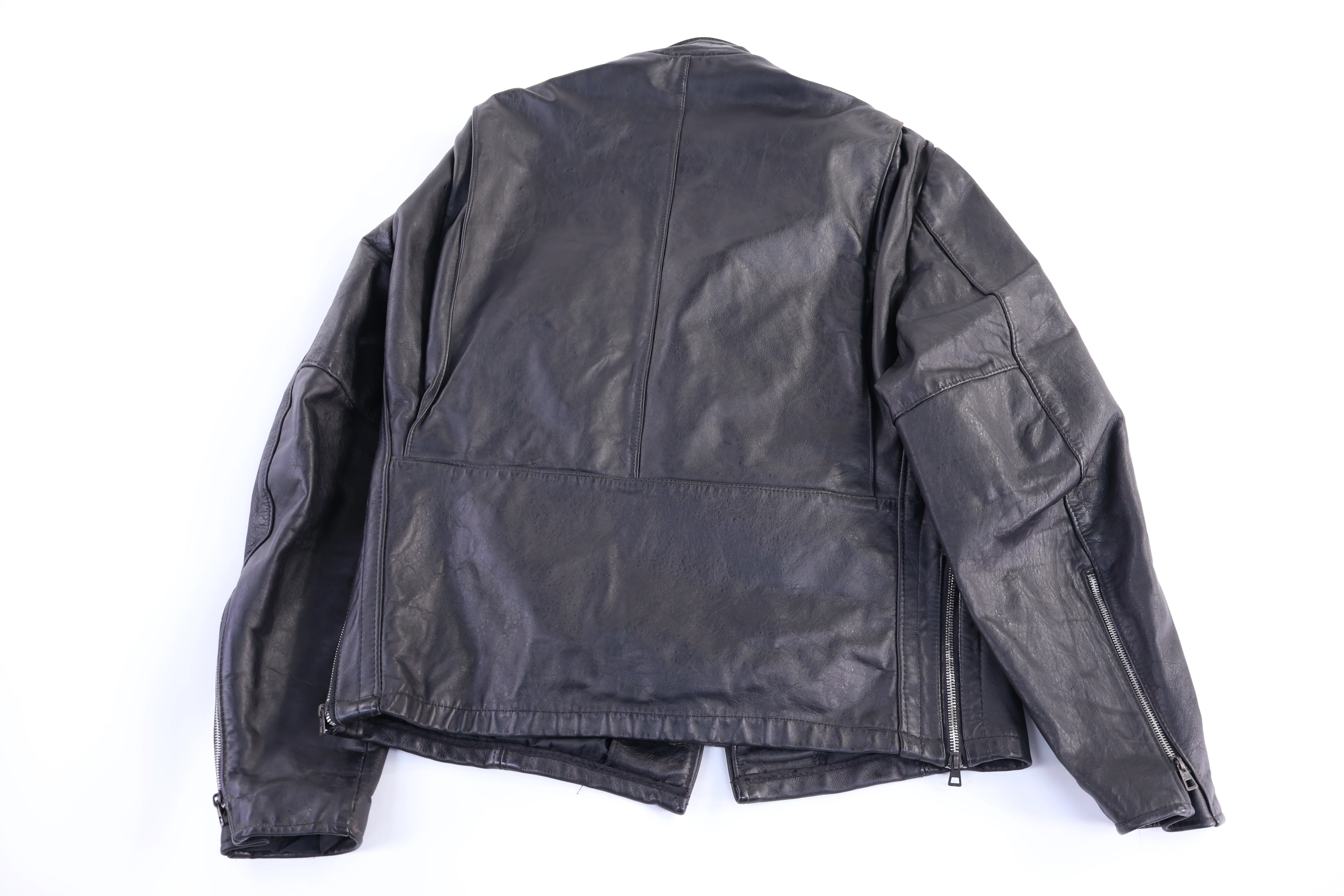 Vintage The Leather Shop Black Leather Jacket - Image 2