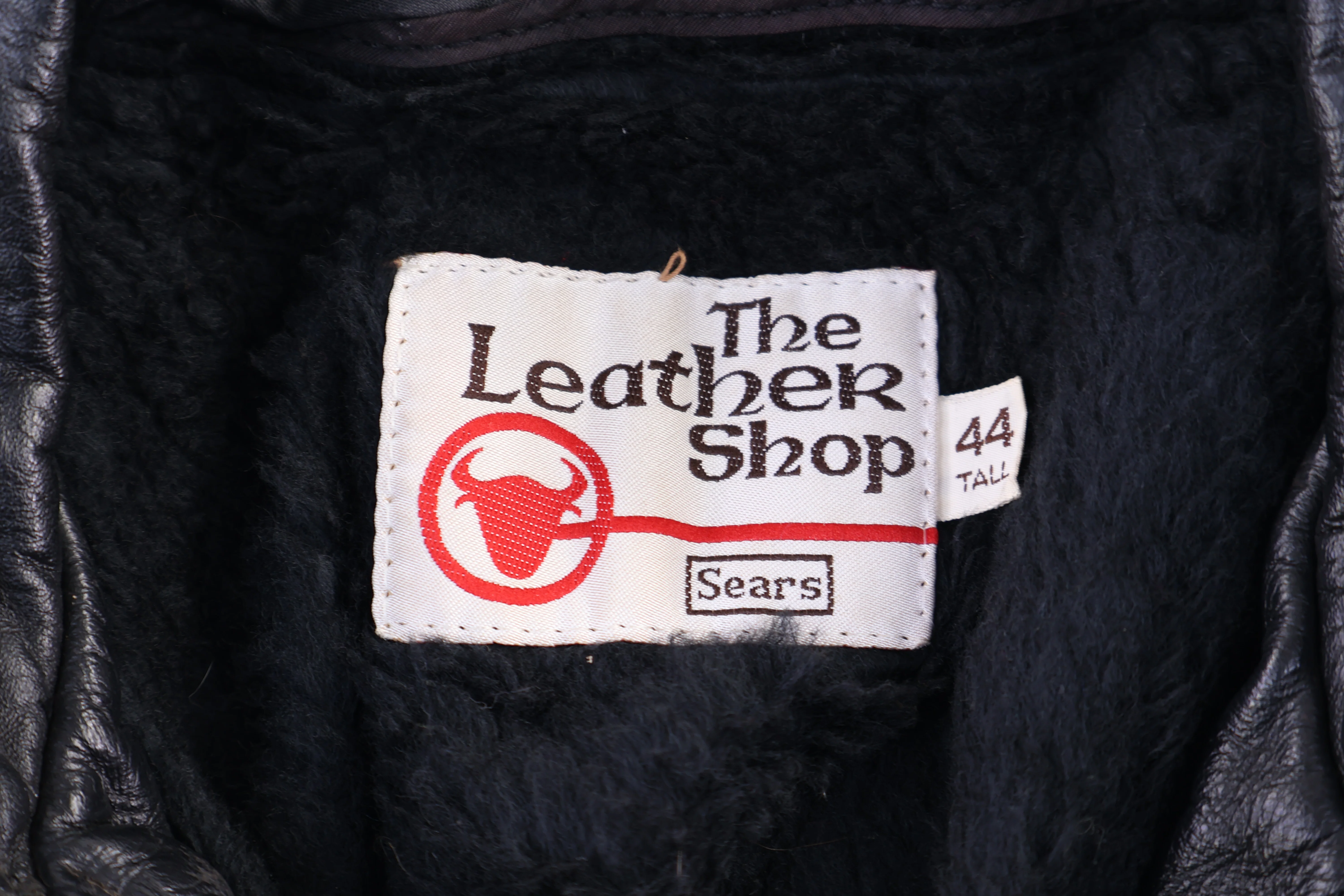 Vintage The Leather Shop Black Leather Jacket - Image 3