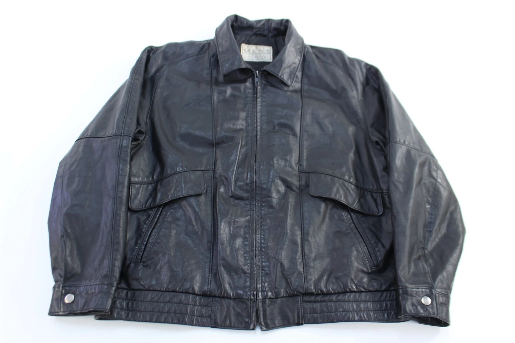 Vintage The Men's Store Black Leather Jacket