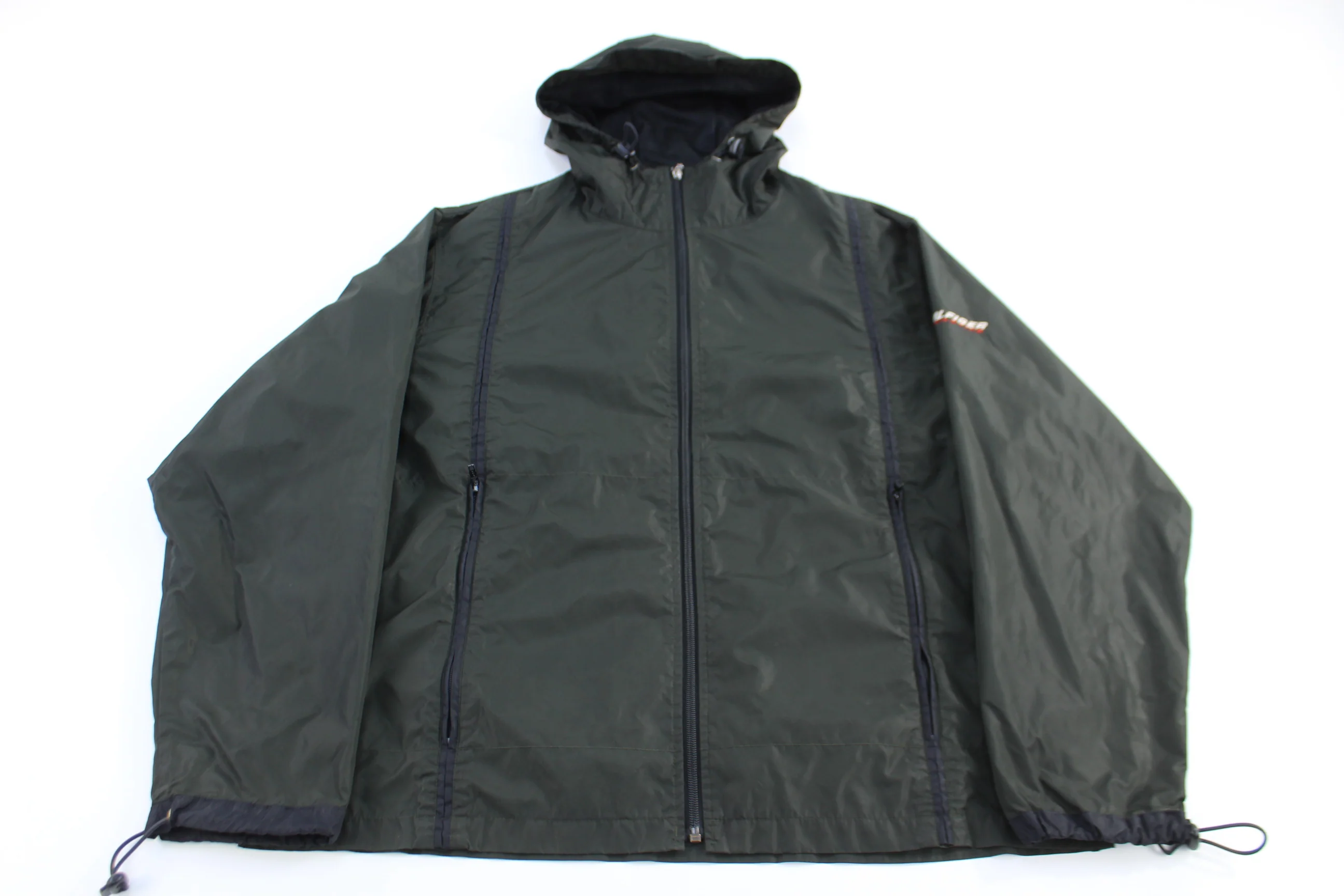 Vintage Tommy Hilfiger Athletics Green Full Zip Windbreaker