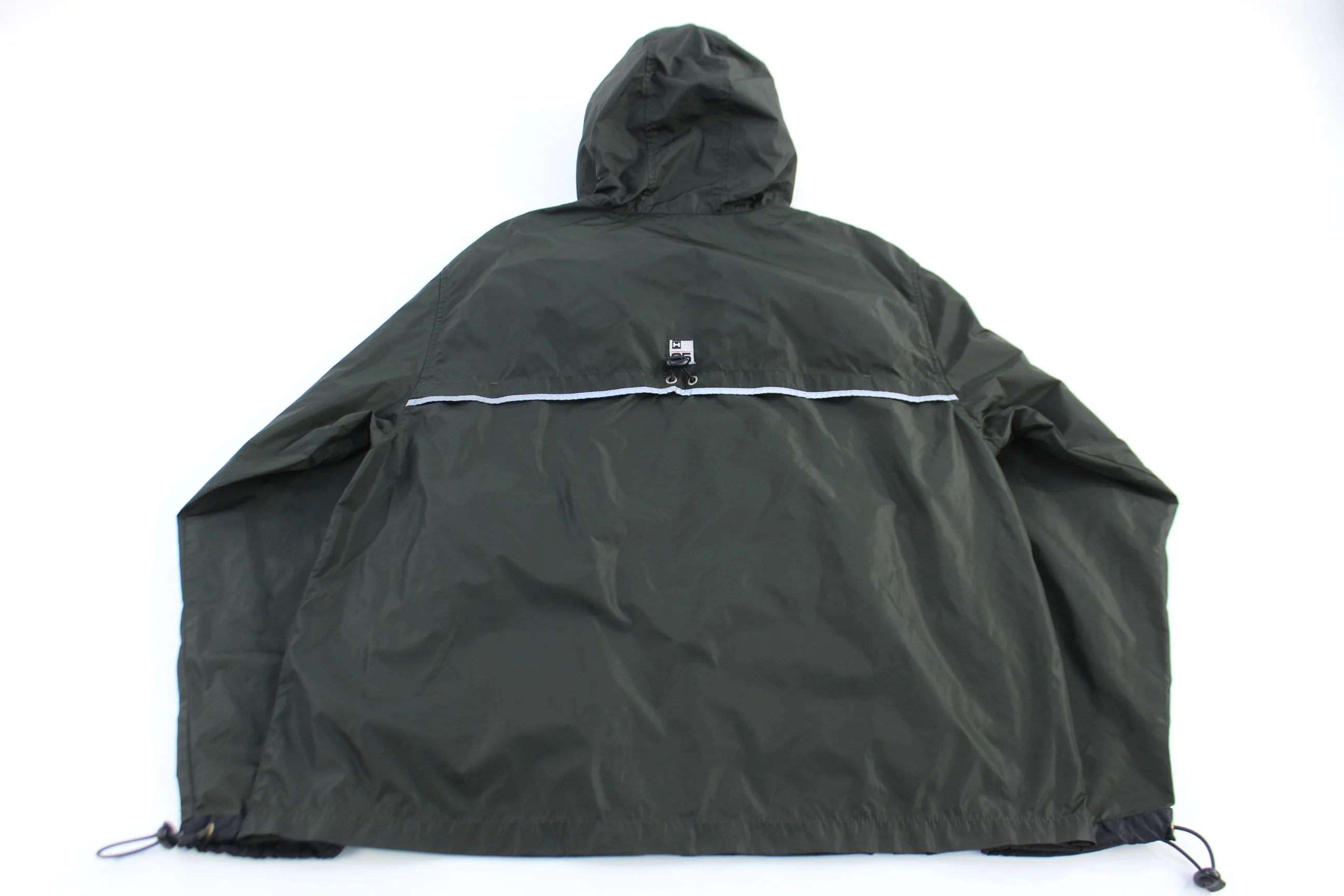 Vintage Tommy Hilfiger Athletics Green Full Zip Windbreaker - Image 2