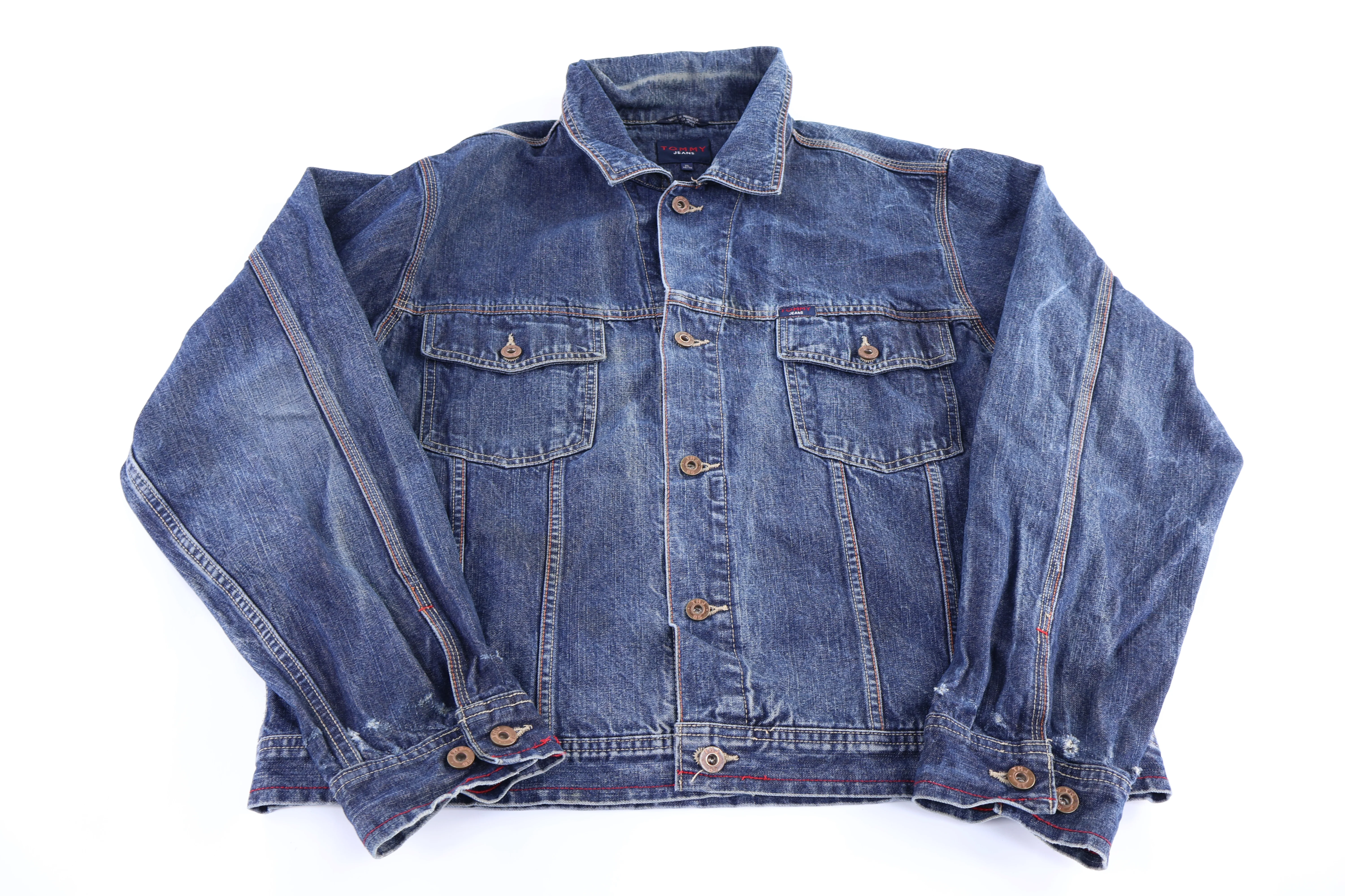 Vintage Tommy Hilfiger Dark Wash Denim Jacket