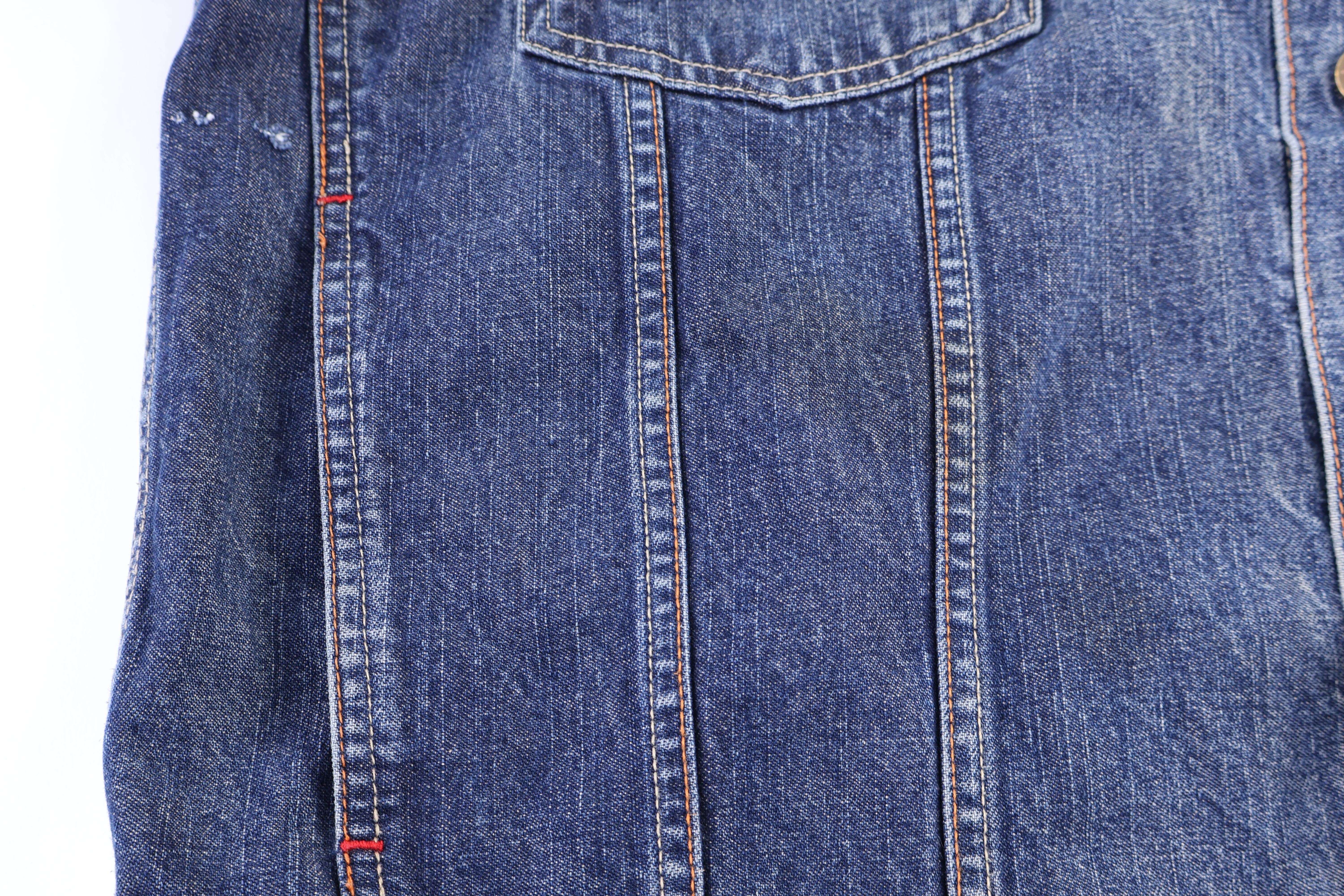 Vintage Tommy Hilfiger Dark Wash Denim Jacket - Image 3