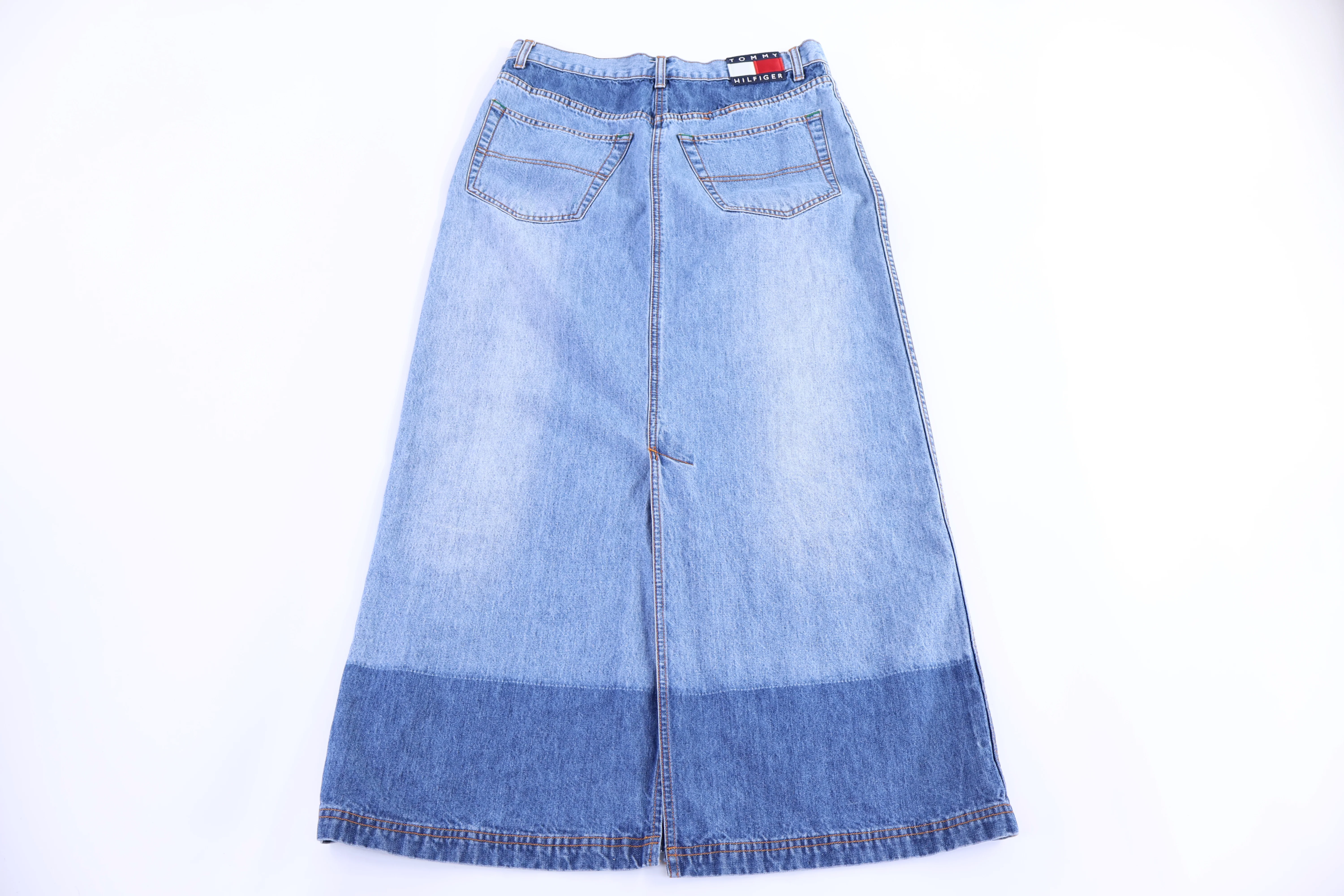 Vintage Tommy Hilfiger Denim Maxi Skirt - Image 2