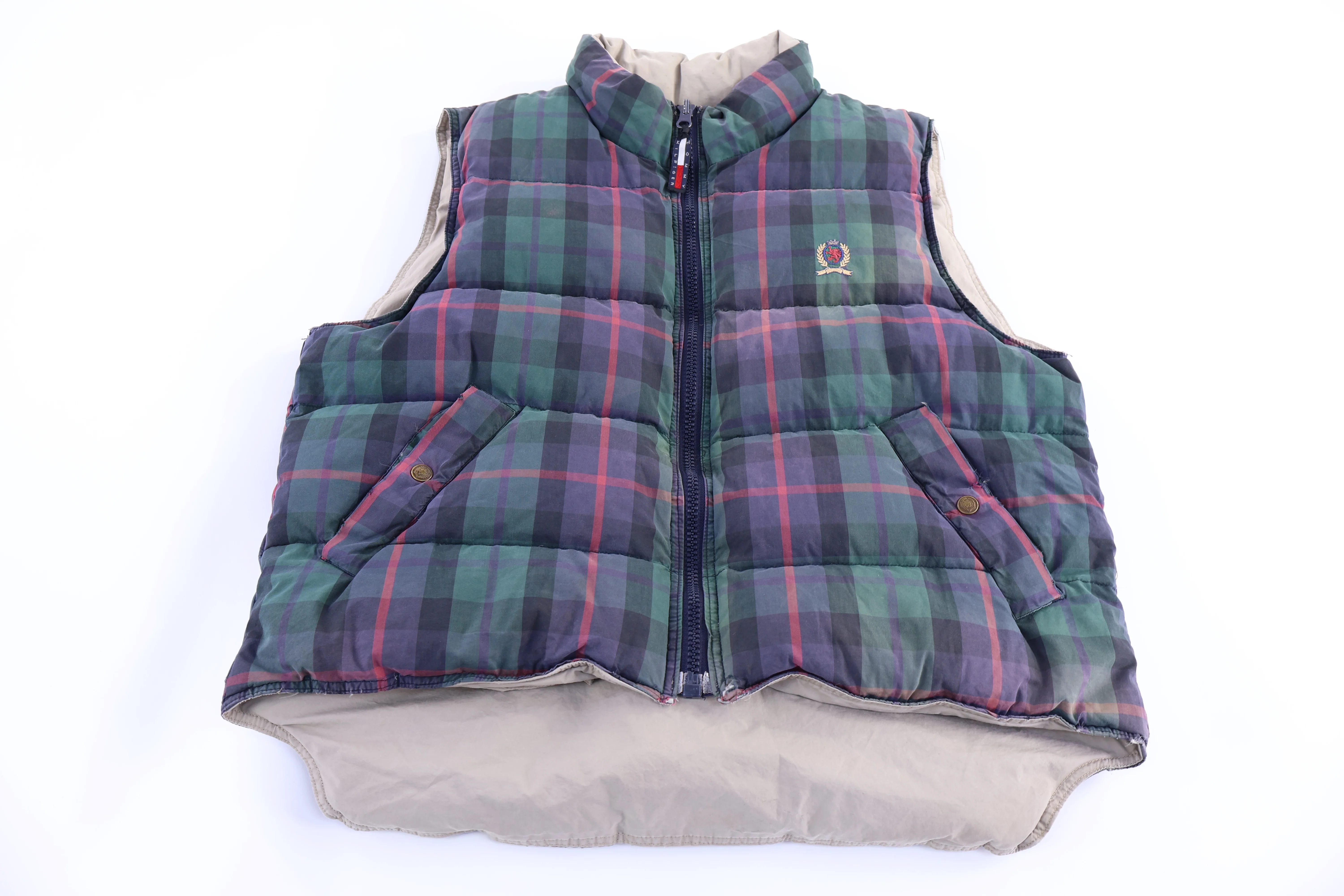 Vintage Tommy Hilfiger Full Zip Reversible Vest - Image 3