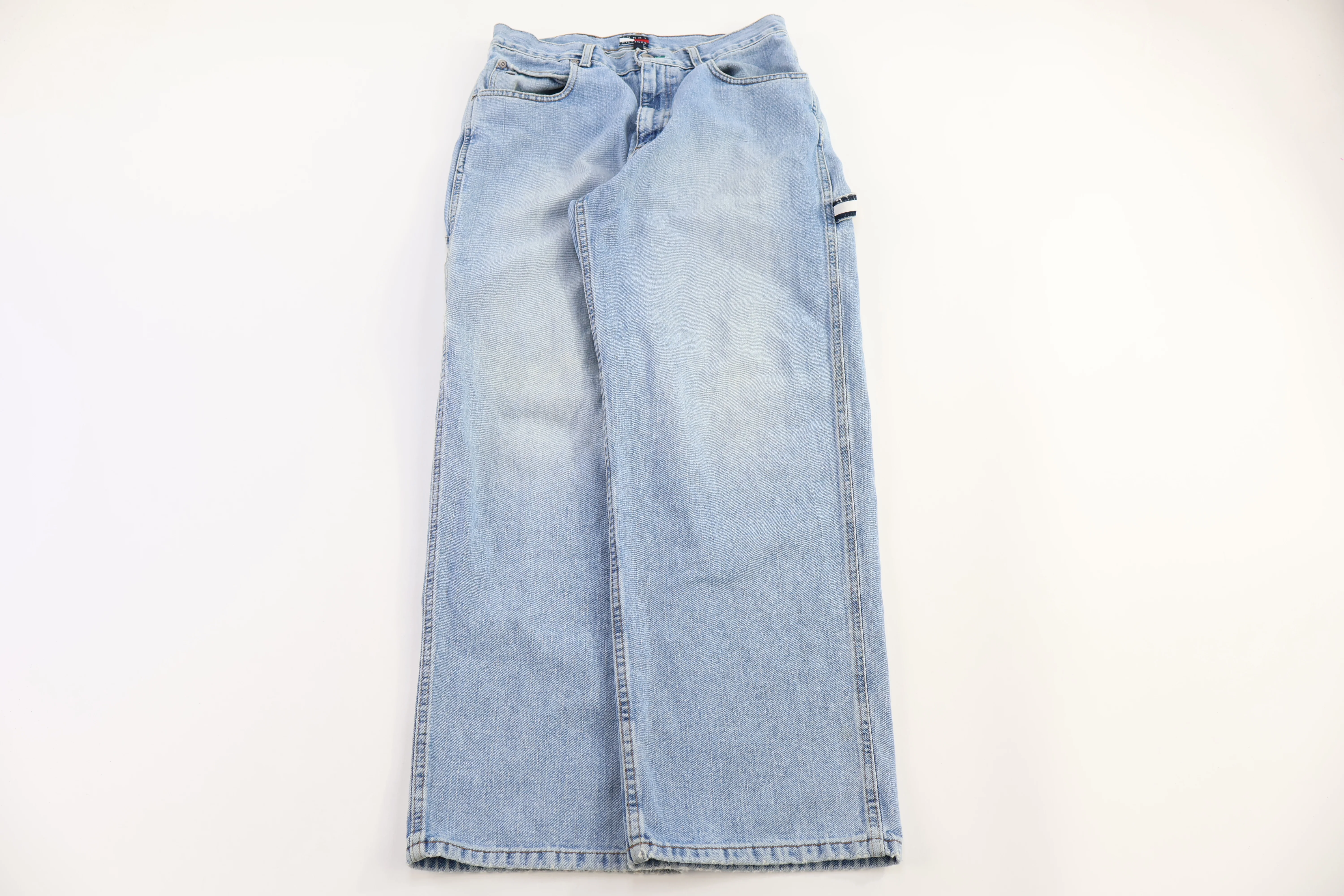 Vintage Tommy Hilfiger Light Wash Denim Jeans - Image 2