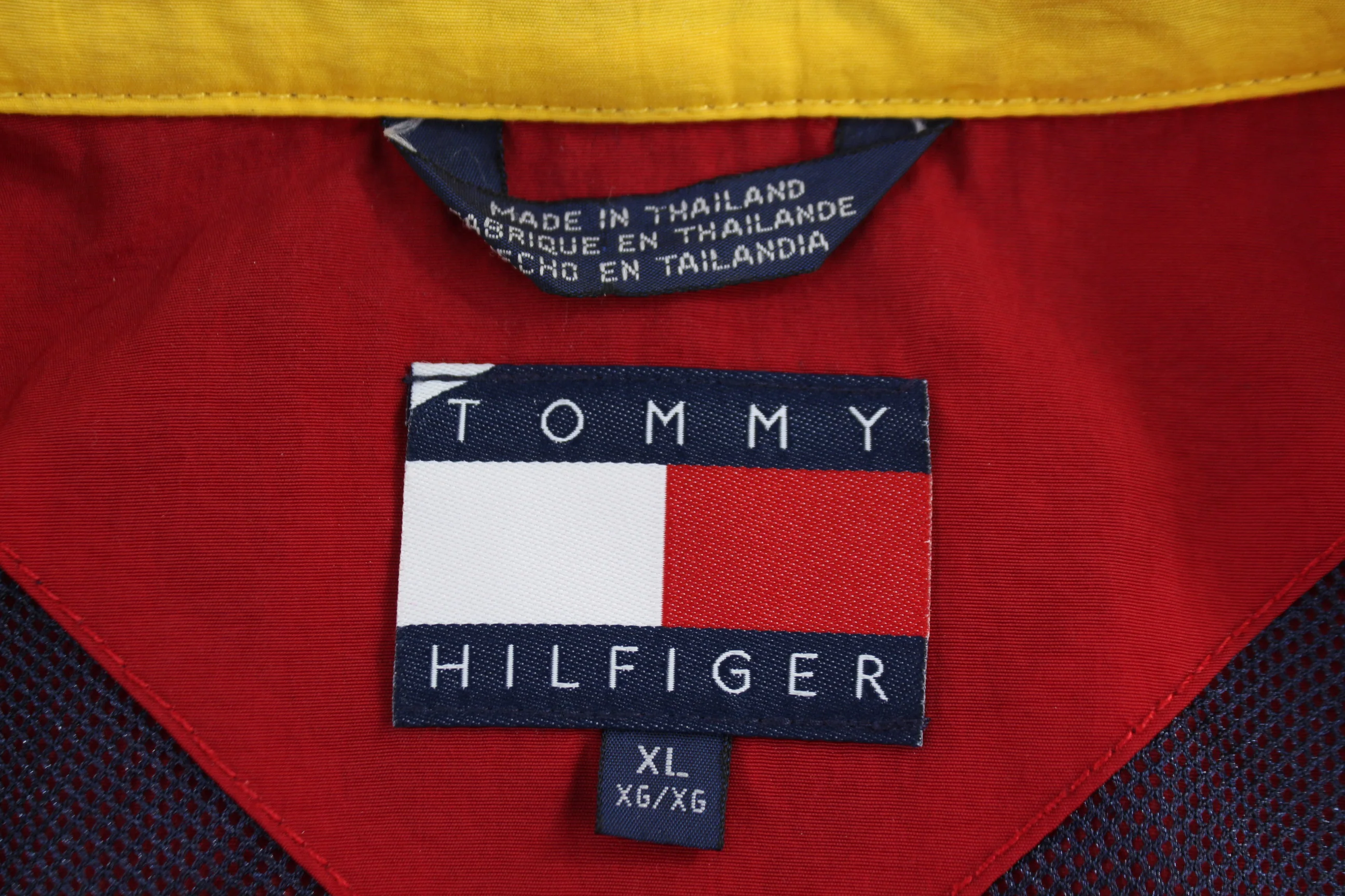 Vintage Tommy Hilfiger Red Full Zip Jacket - Image 3