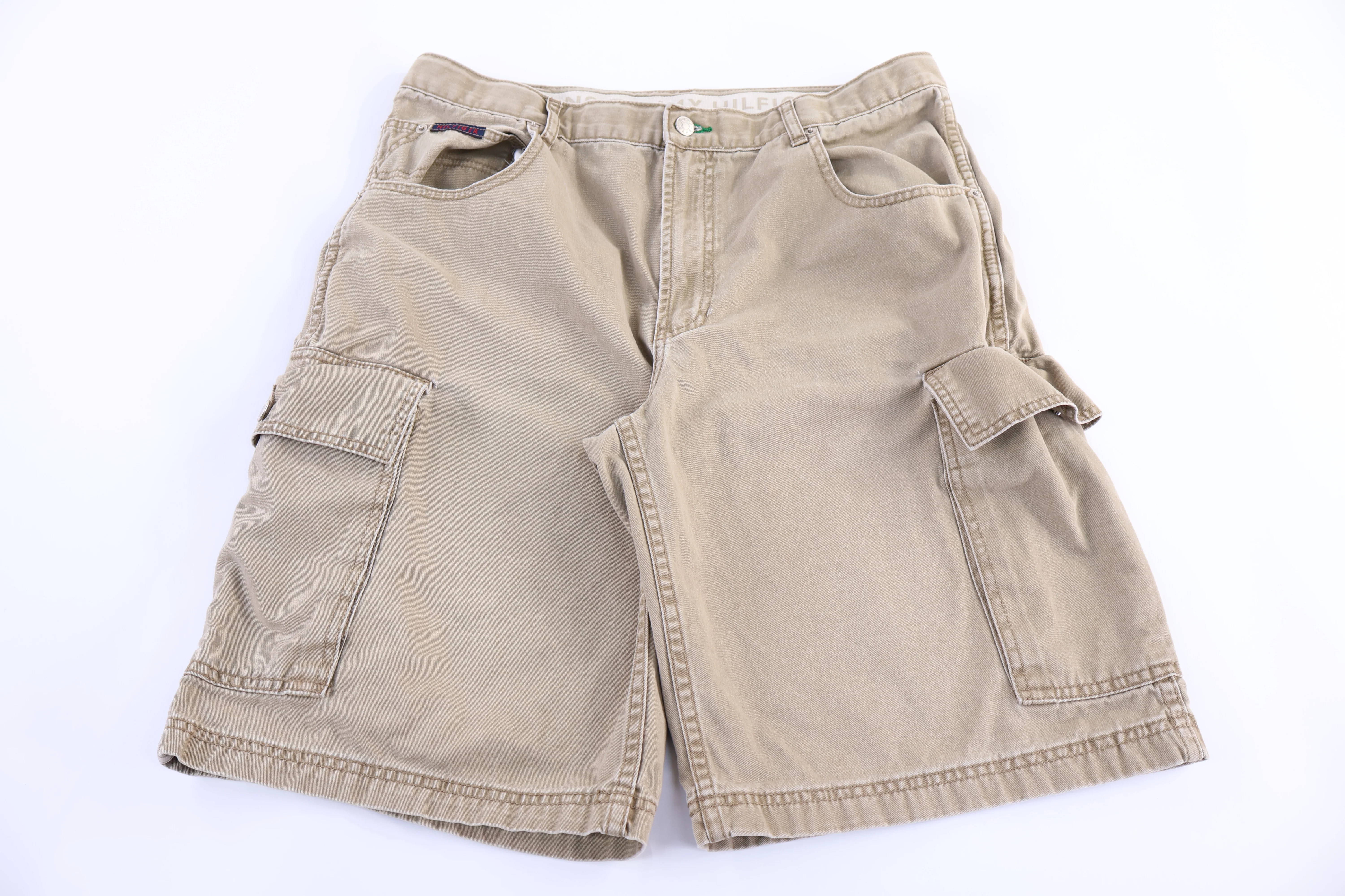 Vintage Tommy Hilfiger Tan Cargo Pants - Image 2
