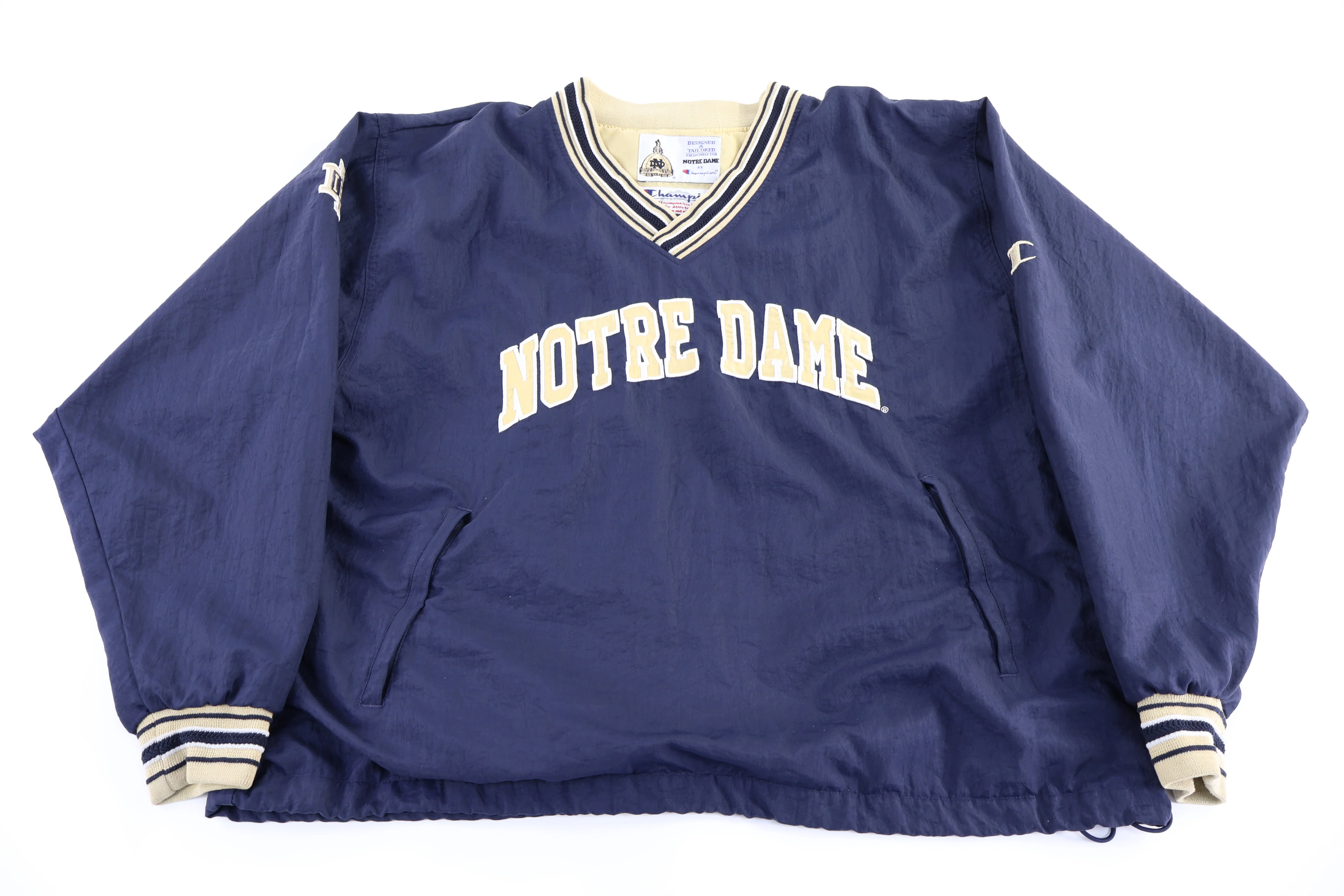 Vintage University of Notre Dame Pullover Windbreaker