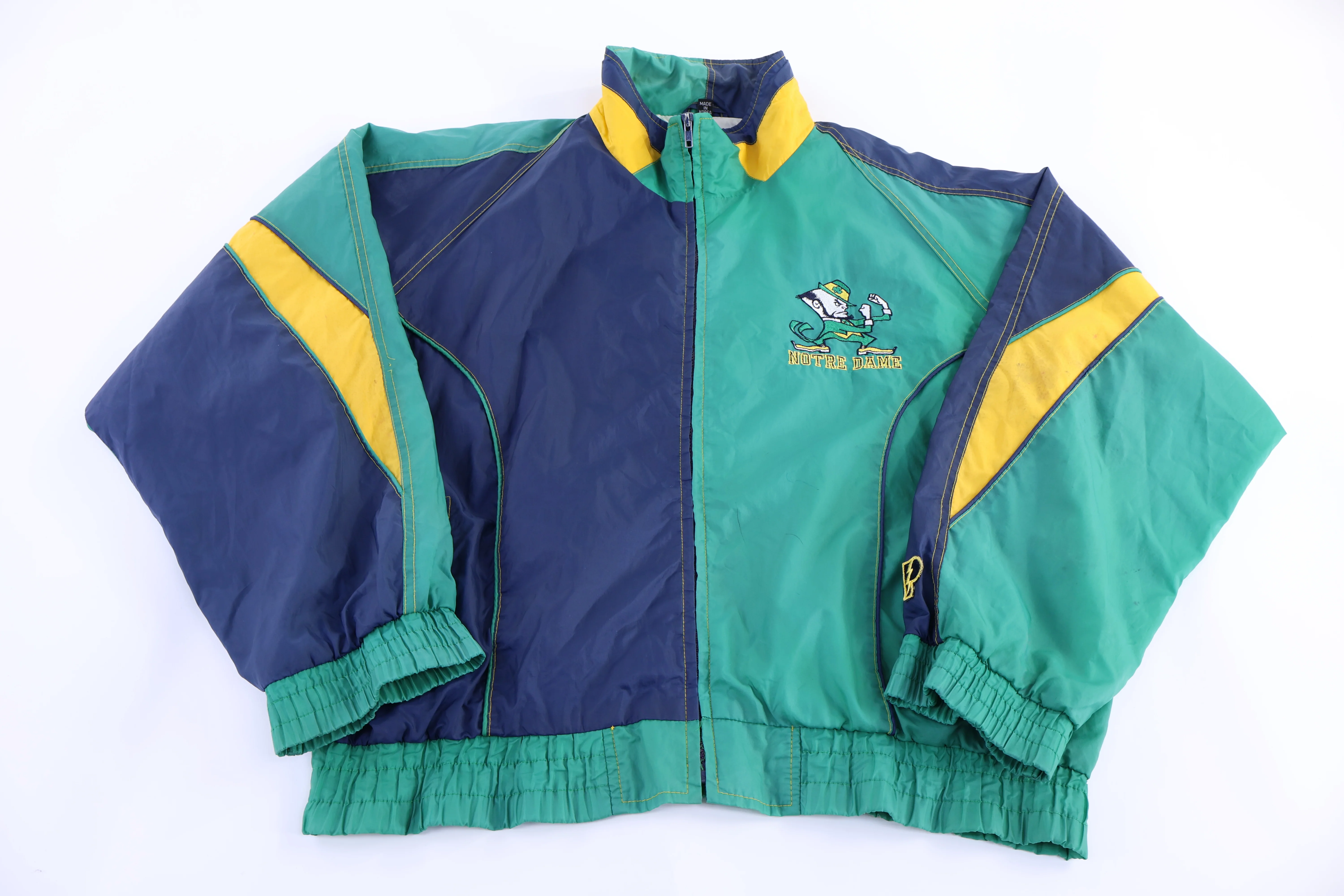 Vintage University of Notre Dame Full Zip Jacket