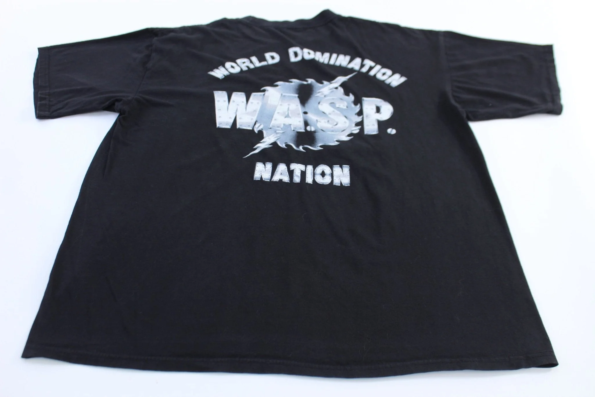 Vintage W.AS.P. Helldorado World Domination T-Shirt - Image 2
