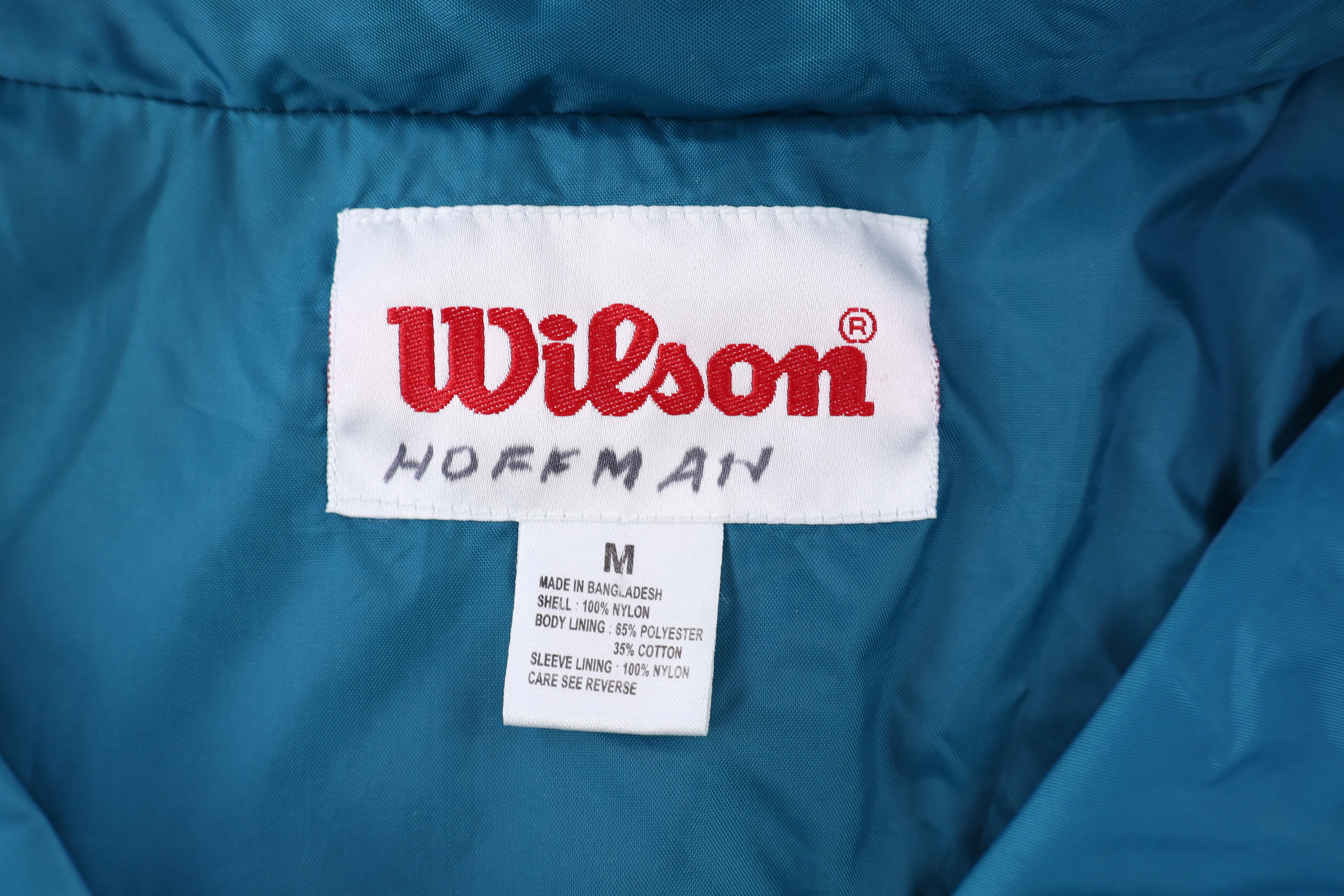 Vintage Wilson Full Zip Windbreaker Jacket - Image 3