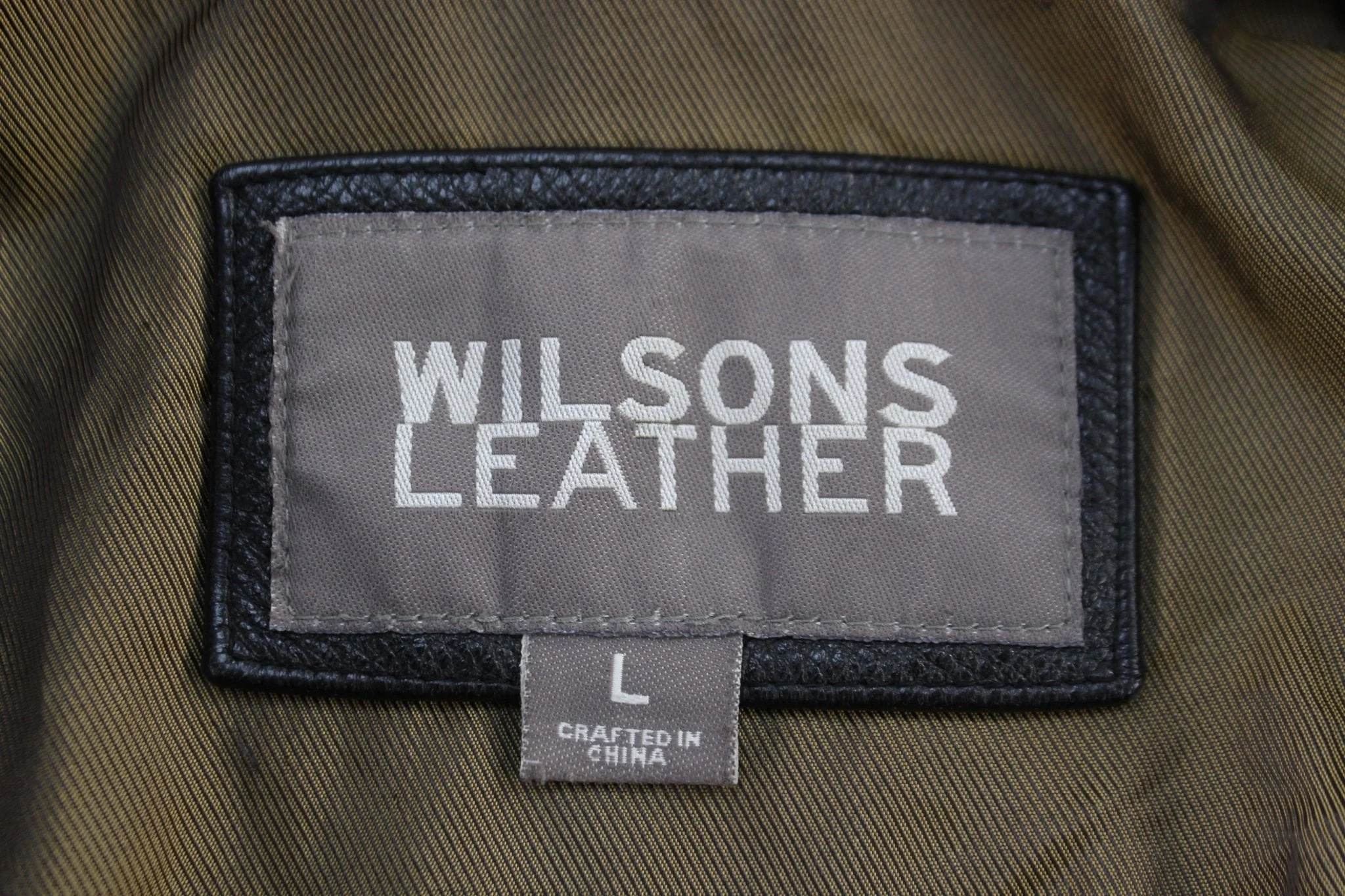 Vintage Wilsons Leather Full Zip Jacket - Image 4