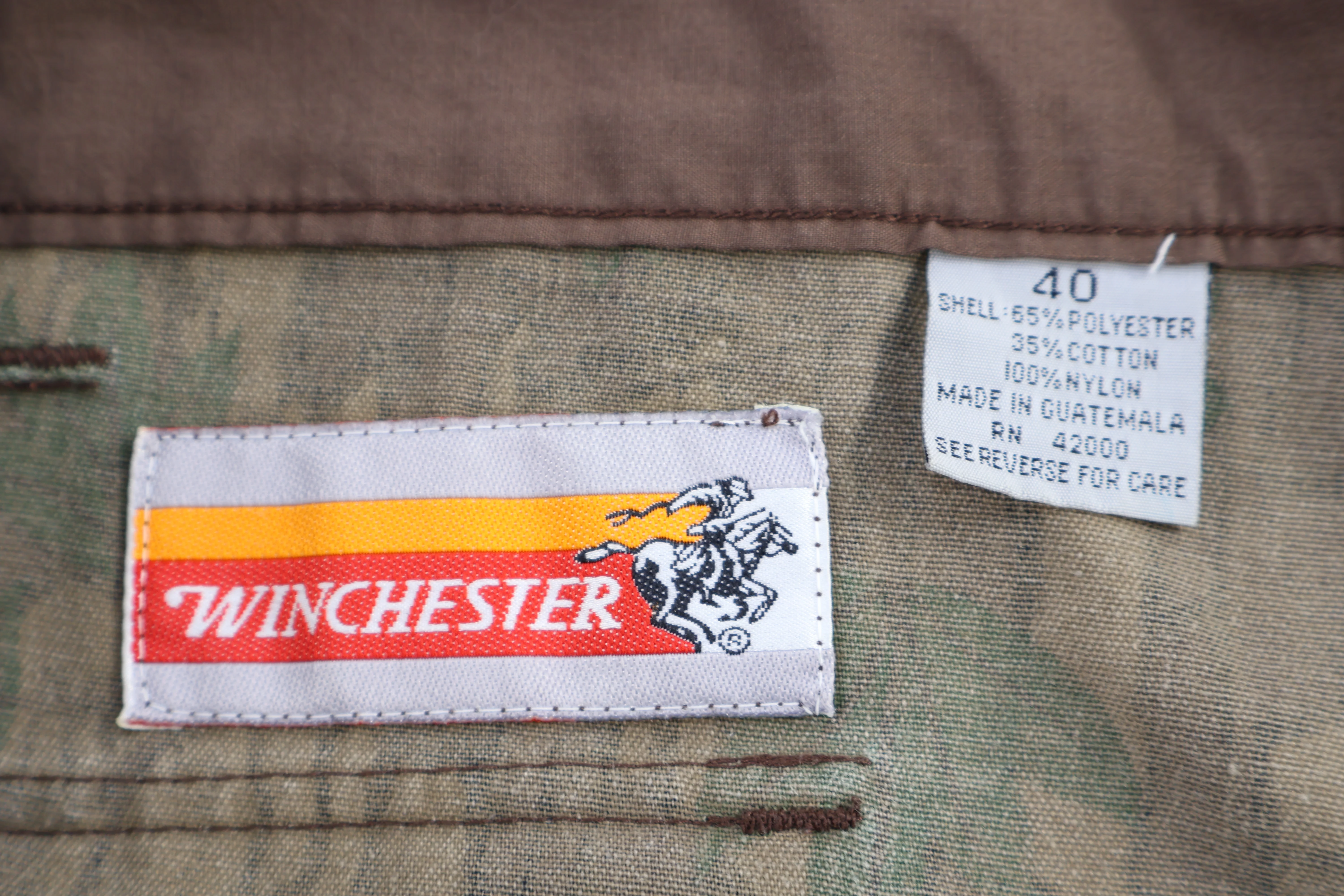 Vintage Winchester Camo Hunting Pants - Image 4