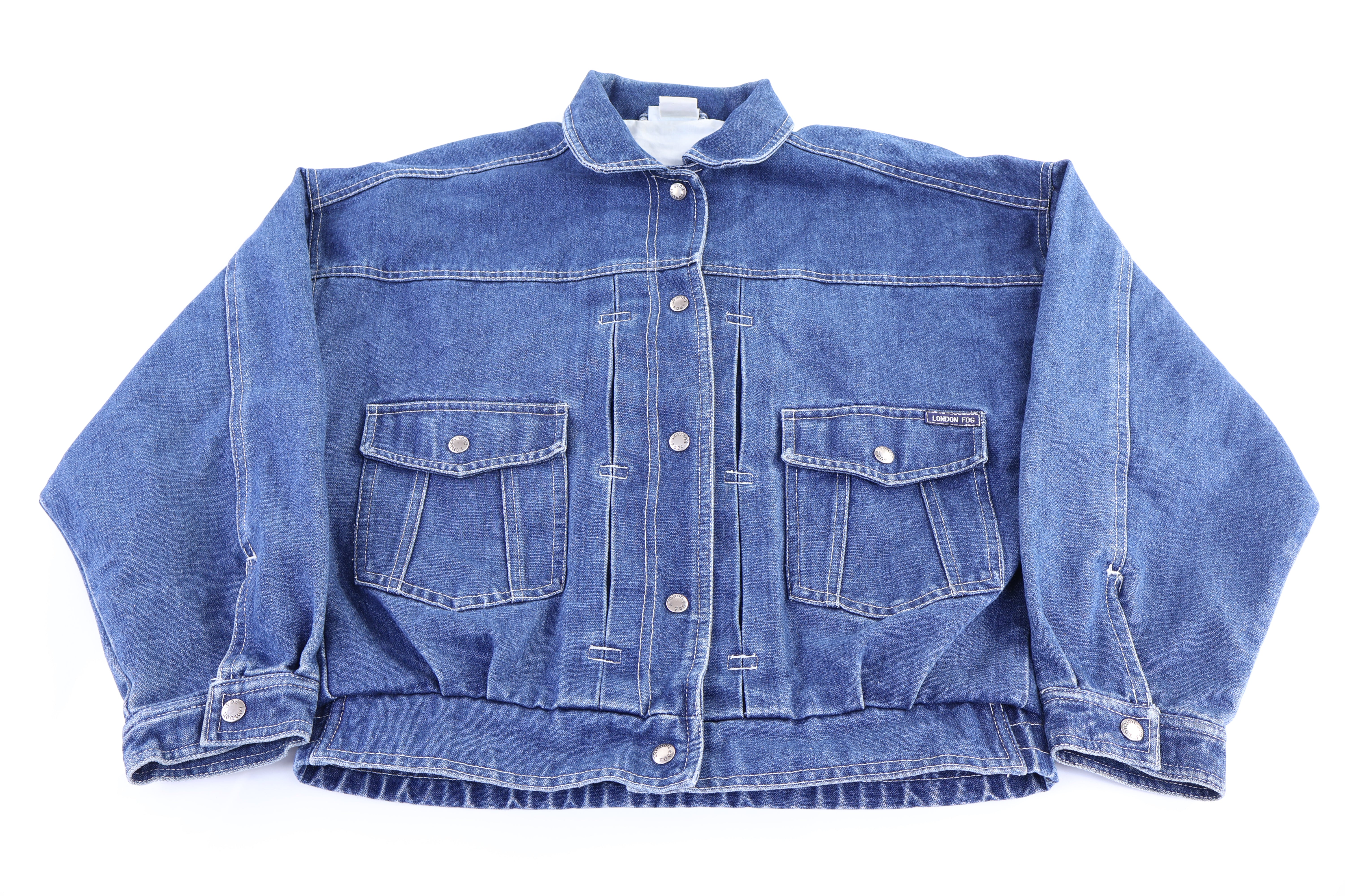 Women's London Fog Dark Wash Denim Jacket