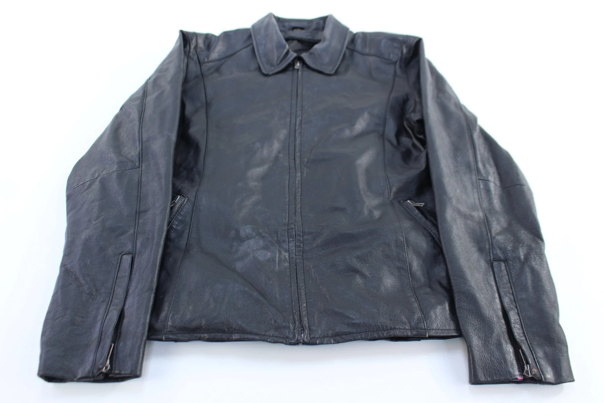 Vintage Women's Full Zip Leather Jacket