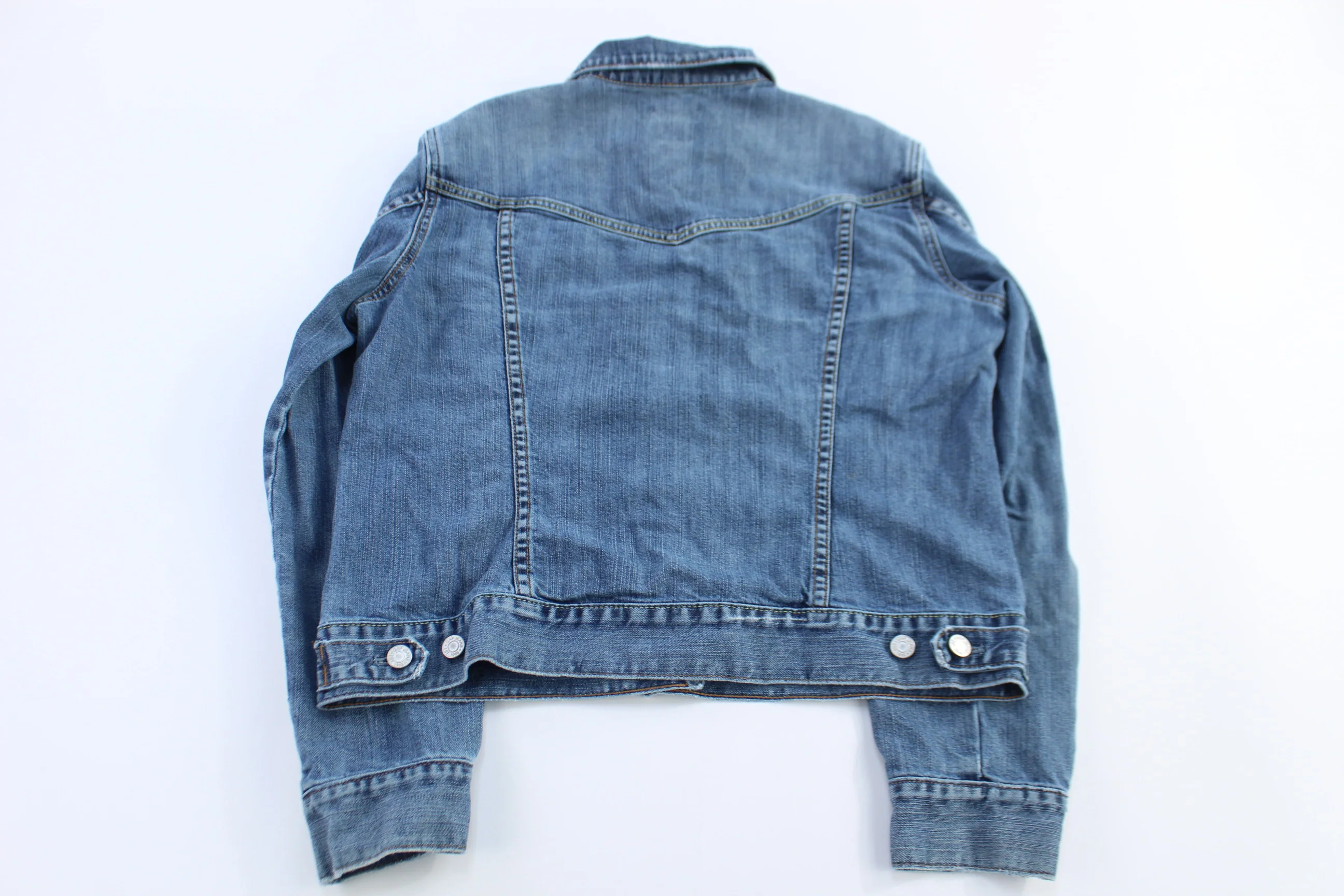 Vintage Women's Gap Stretch Denim Jacket - Image 2