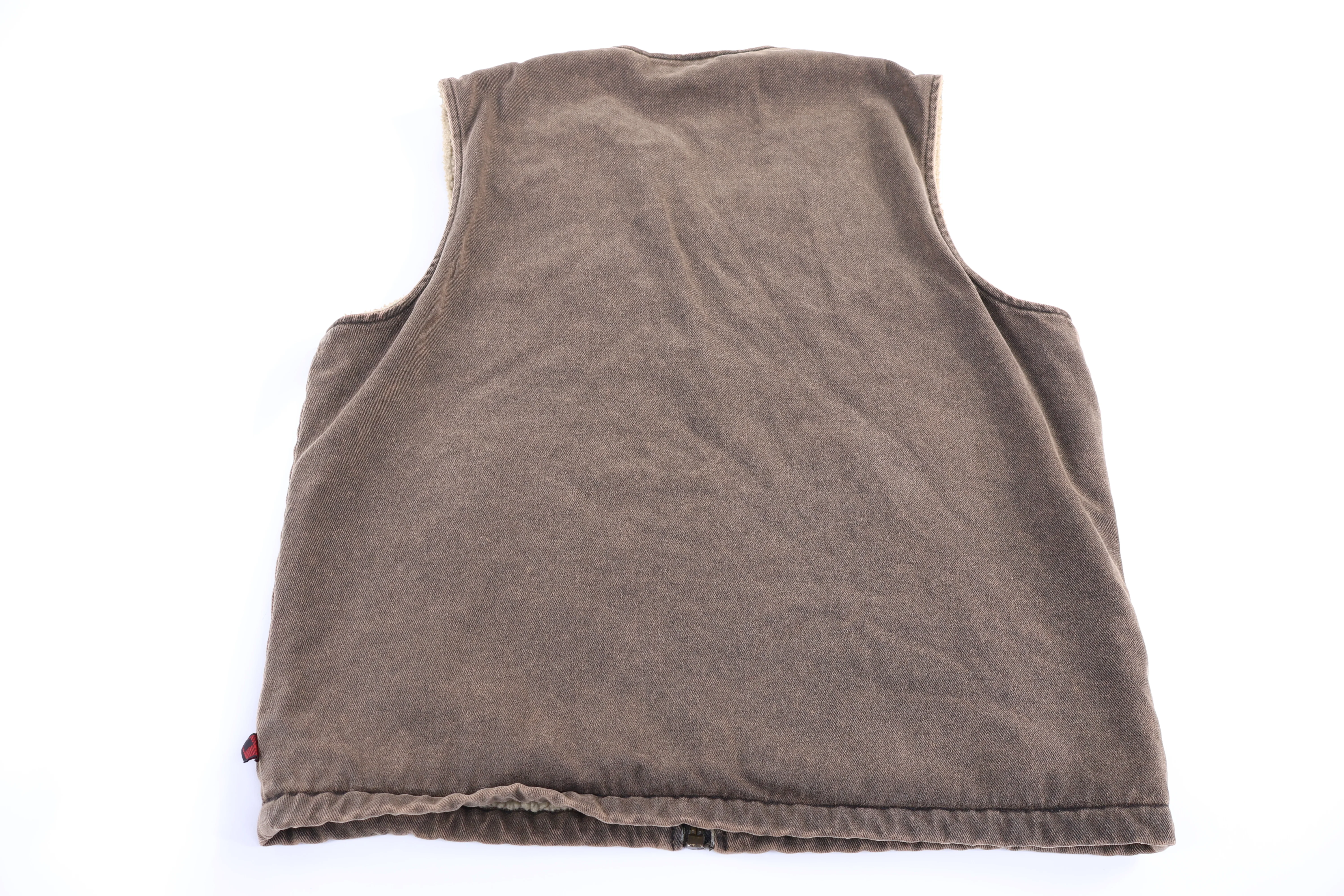 Vintage Woolrich Full Zip Sherpa Lined Vest - Image 2