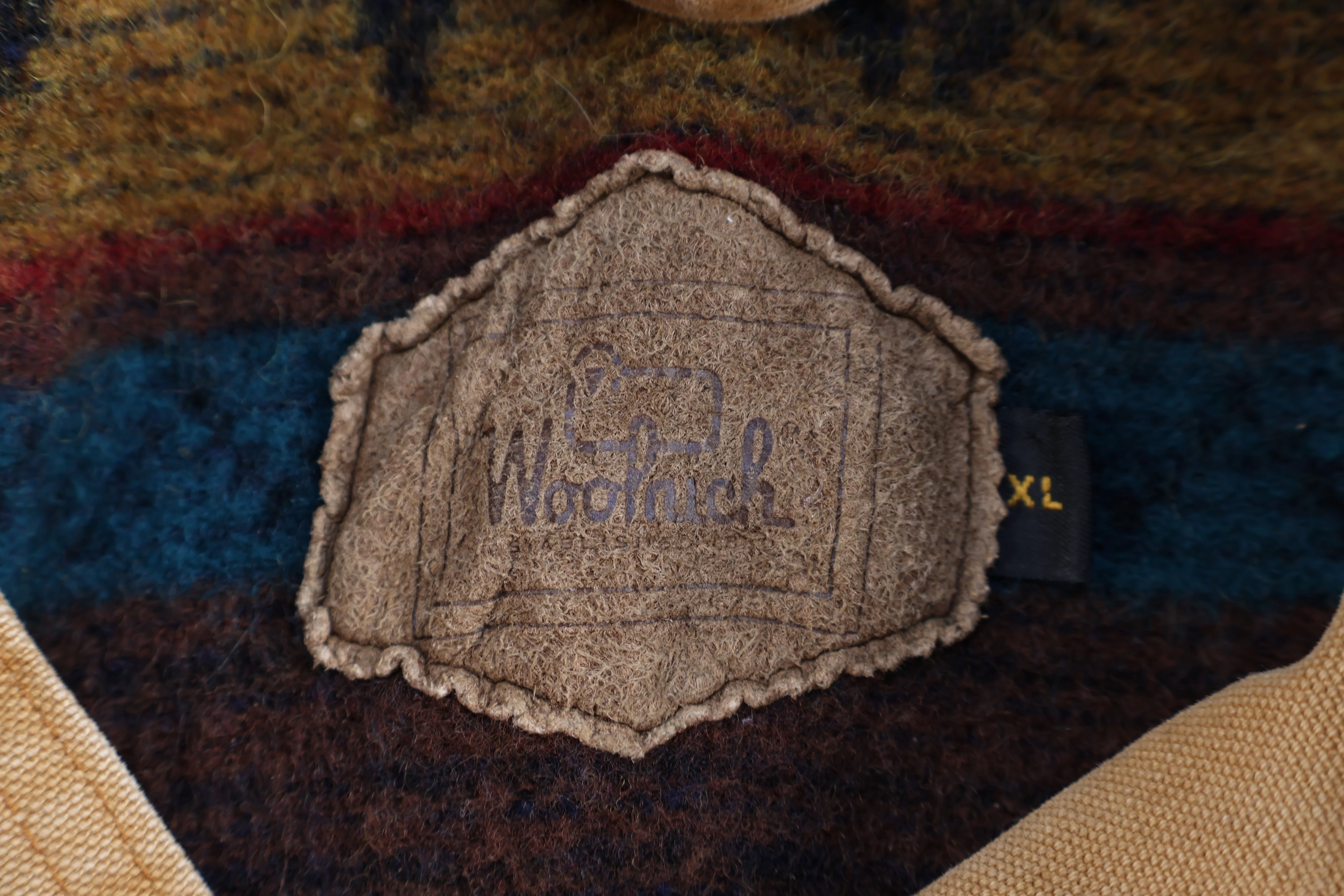 Vintage Woolrich Tan Blanket Lined Jacket - Image 3