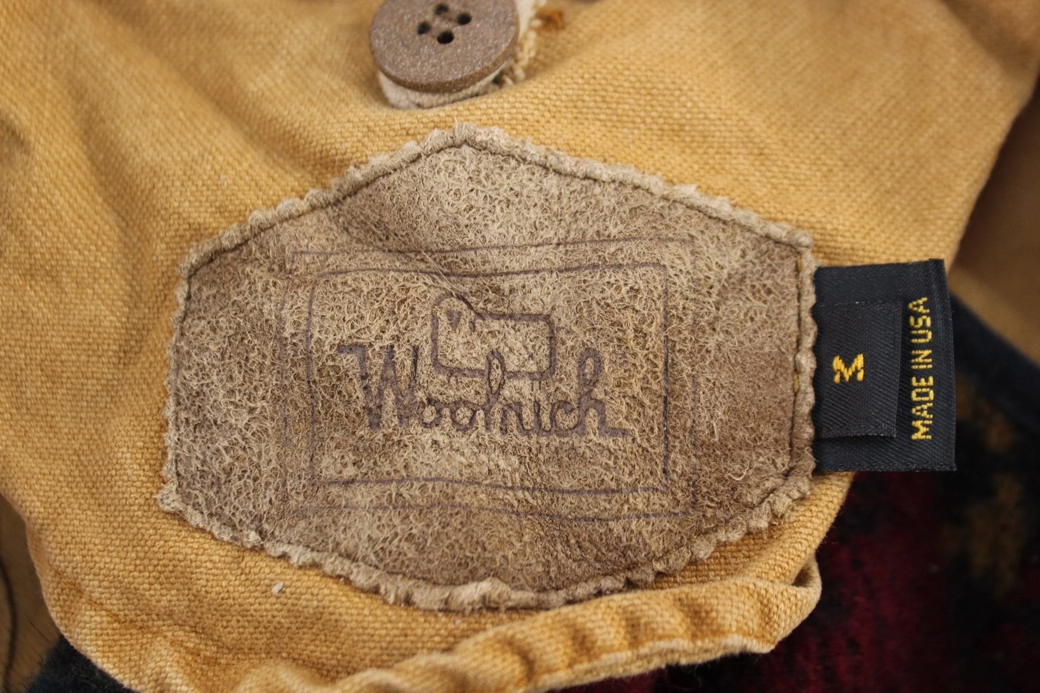 Vintage Woolrich Tan Full Zip Jacket - Image 4